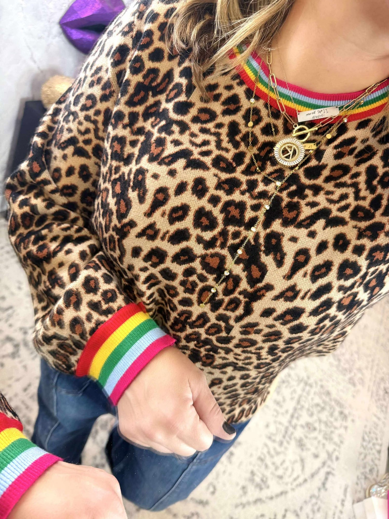 Wild Prism Sweater {S-2X}