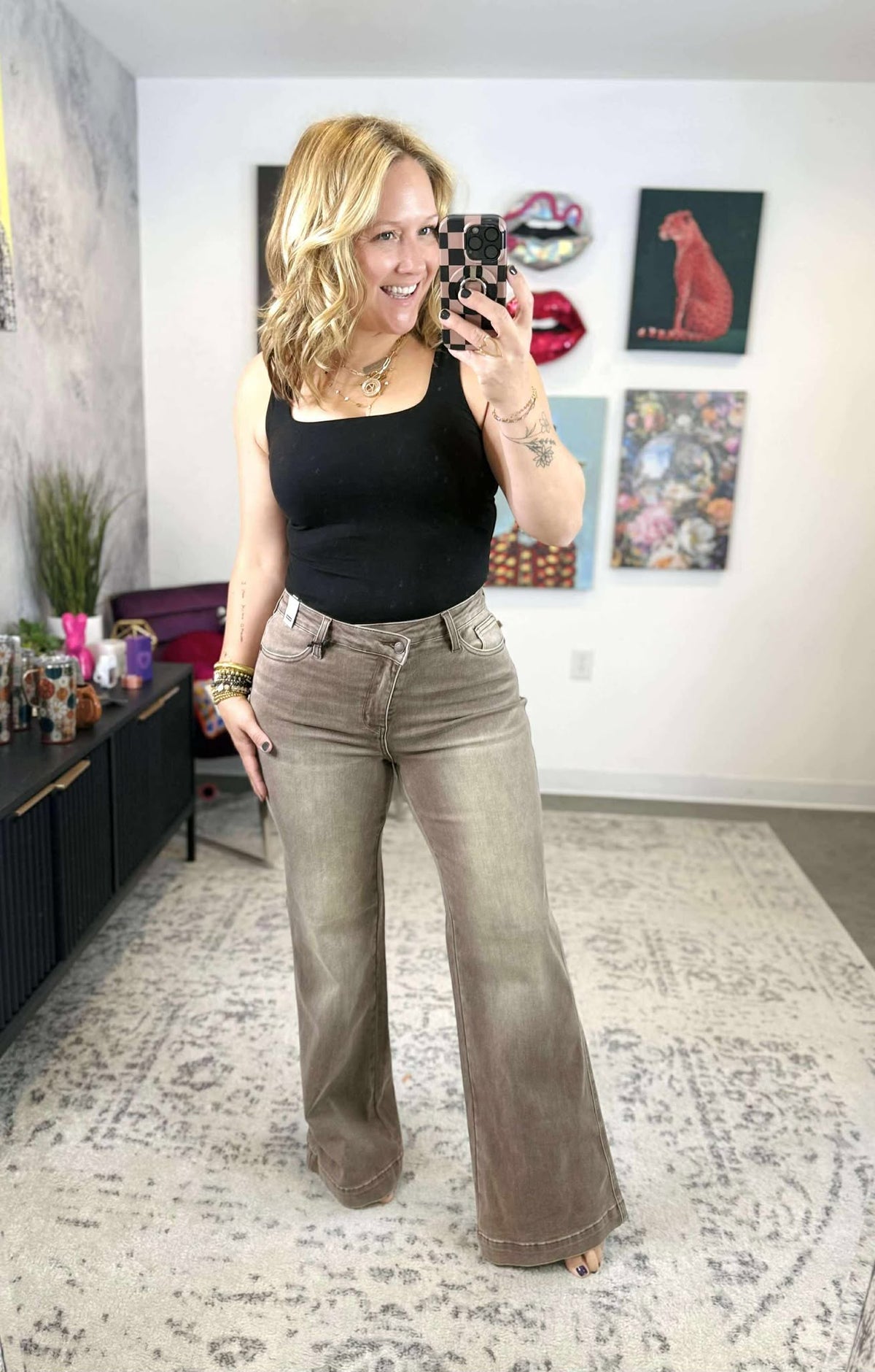 Judy Blue Crossroads Wide-Leg Jeans {1-22W} - KaraMarie