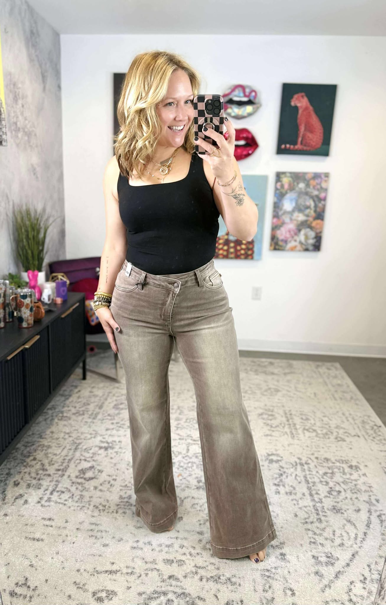 Judy Blue Crossroads Wide-Leg Jeans {1-22W} - KaraMarie