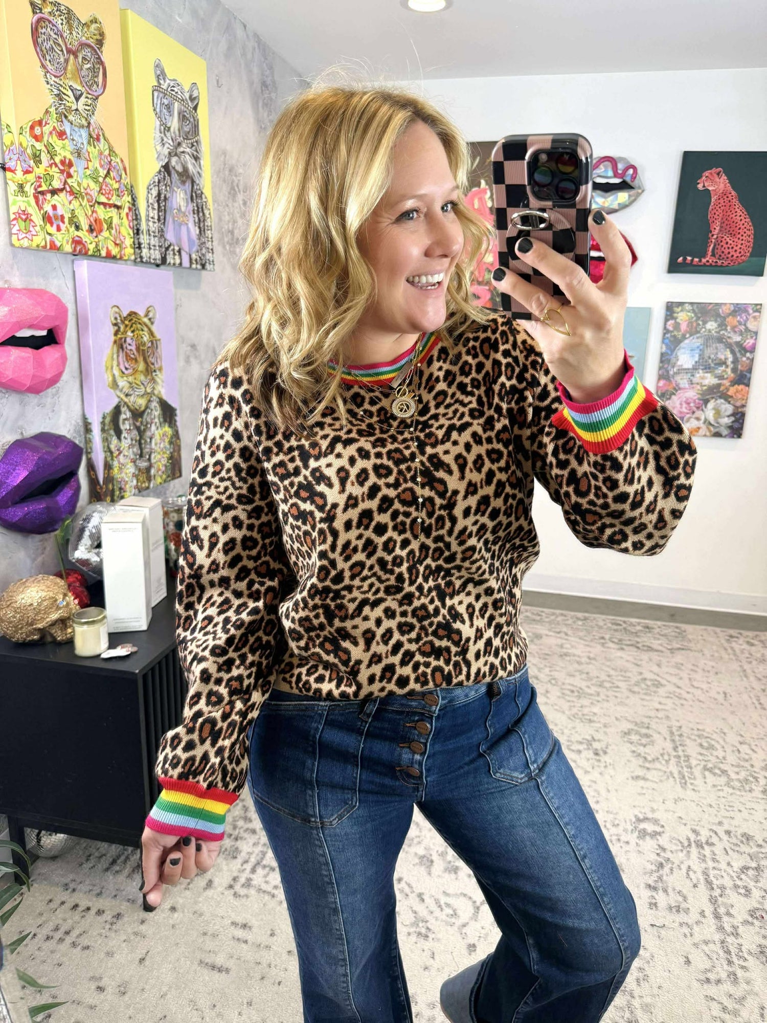 Wild Prism Sweater {S-2X}