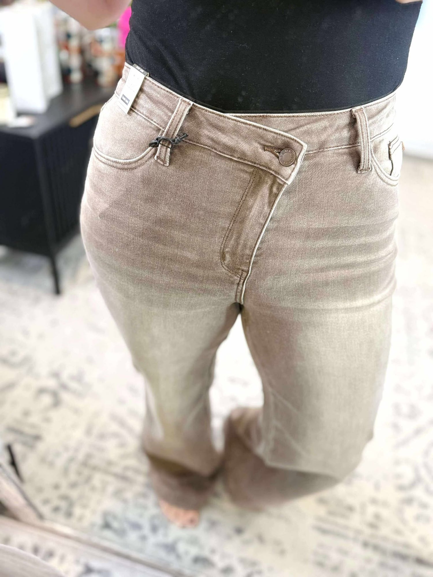 Judy Blue Crossroads Wide-Leg Jeans {1-22W} - KaraMarie