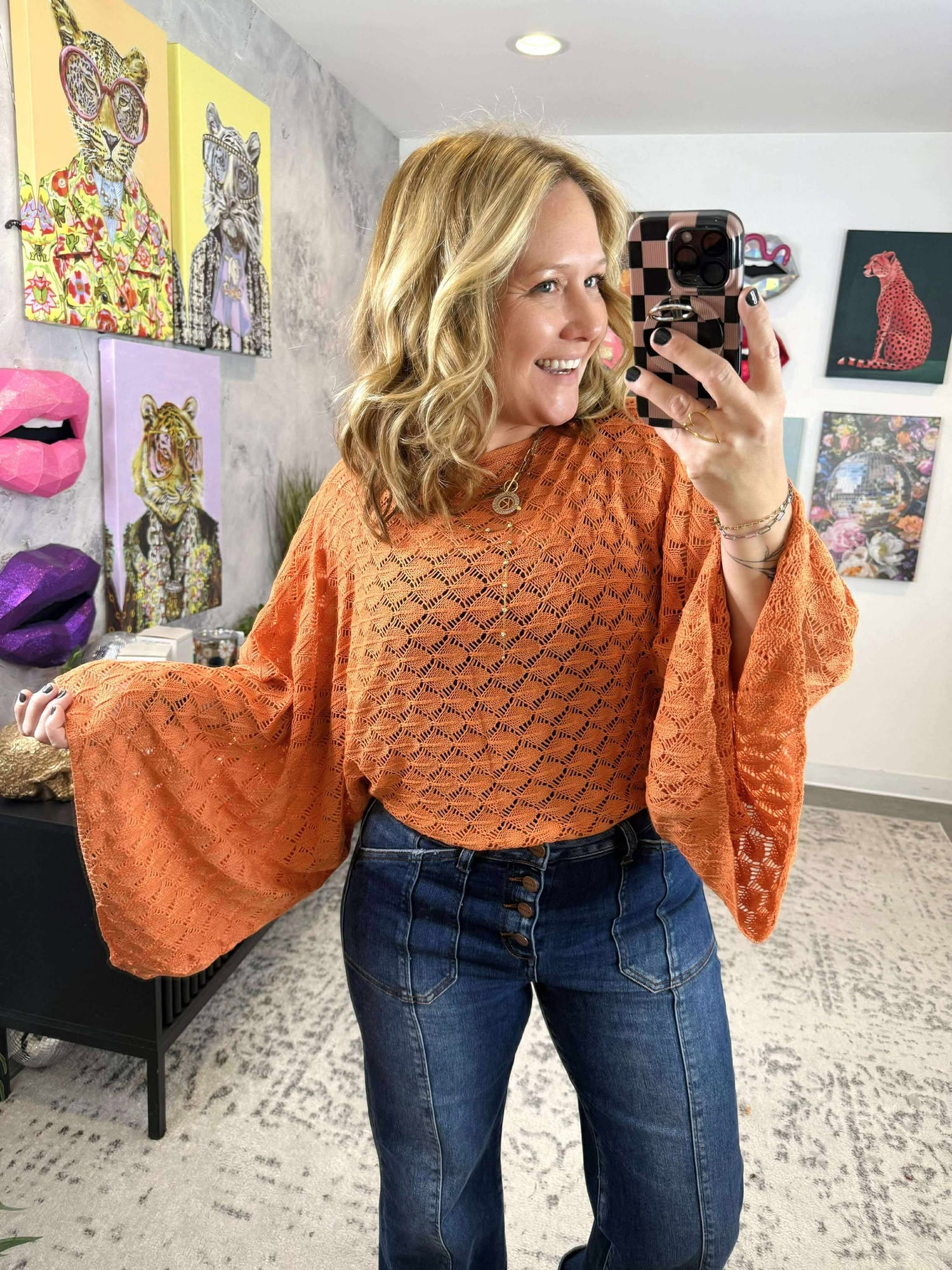 Blakeley Free Spirit Bell Sleeve Top - Multiple Colors! {OS/PLUS}