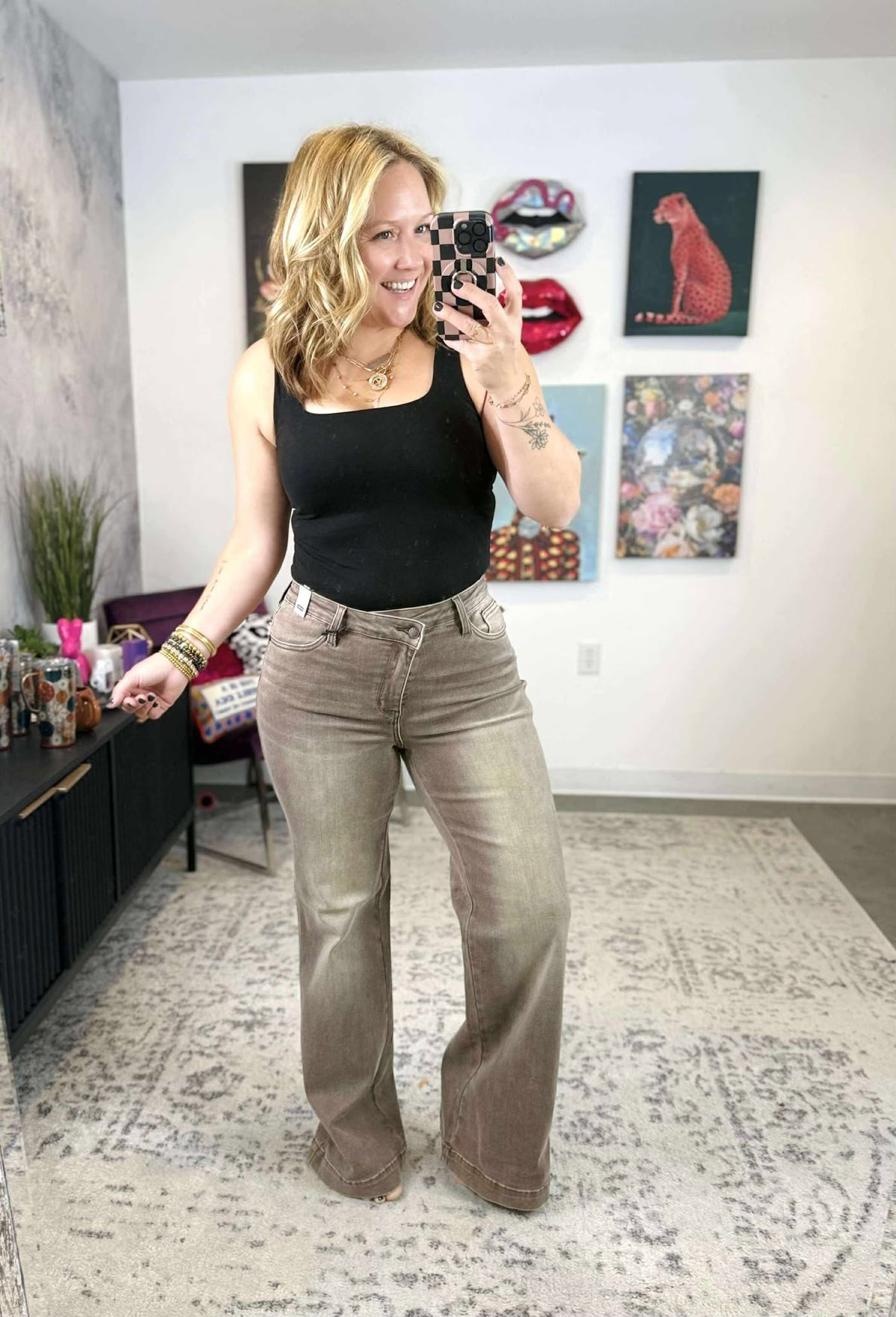 Judy Blue Crossroads Wide-Leg Jeans {1-22W} - KaraMarie