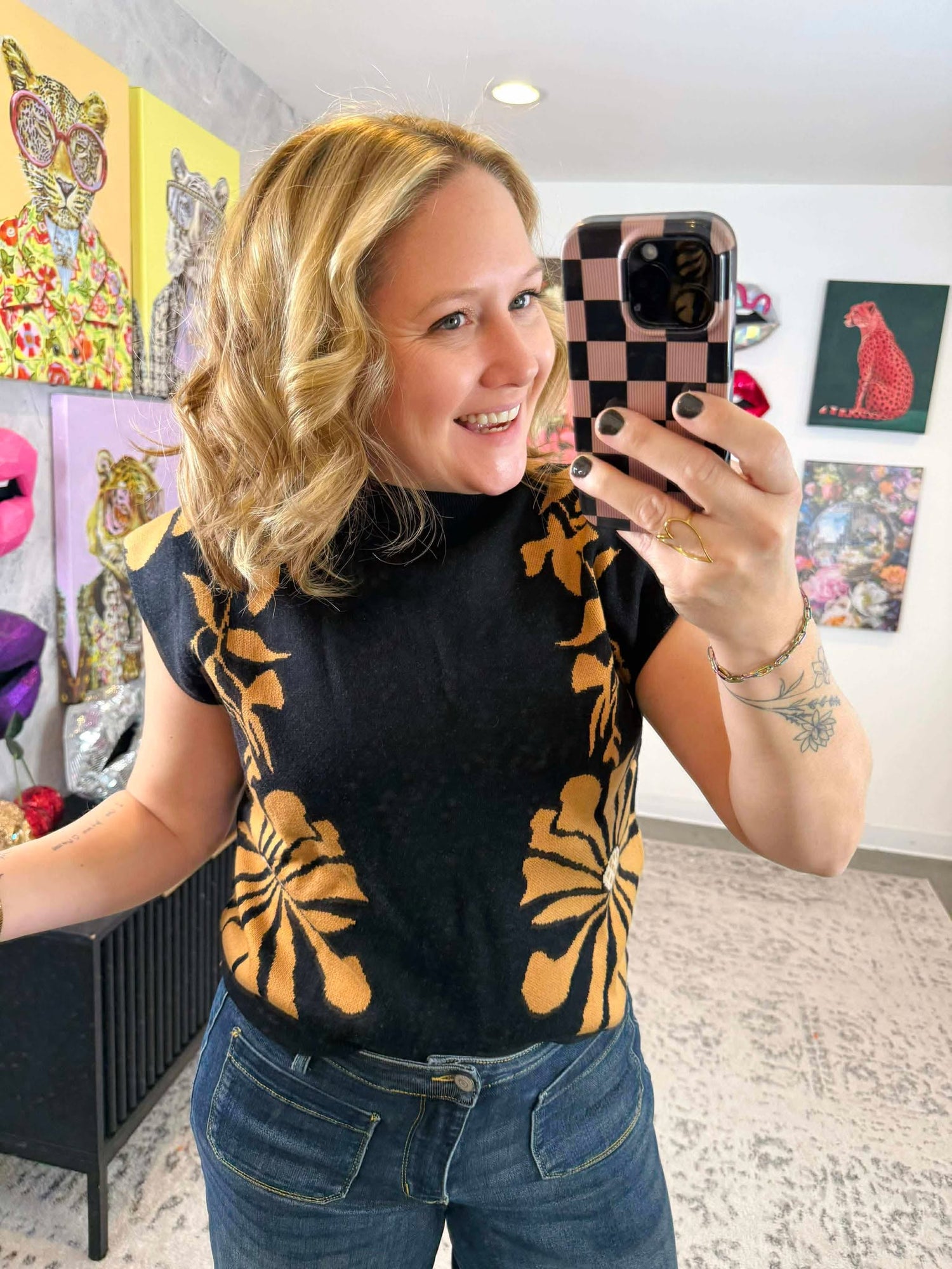 High Bloom Sweater Top {S-2X}