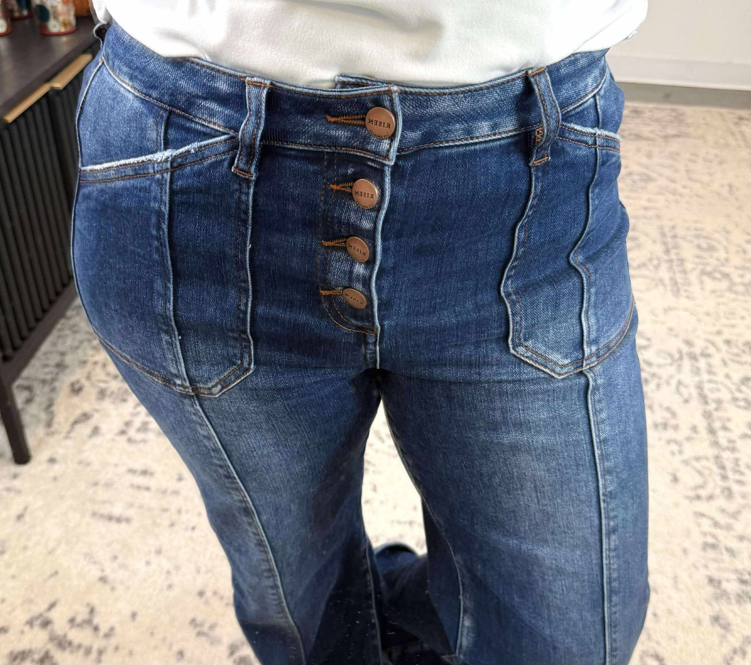 Risen Easy Roll Wide-Leg Jeans {1-3X}