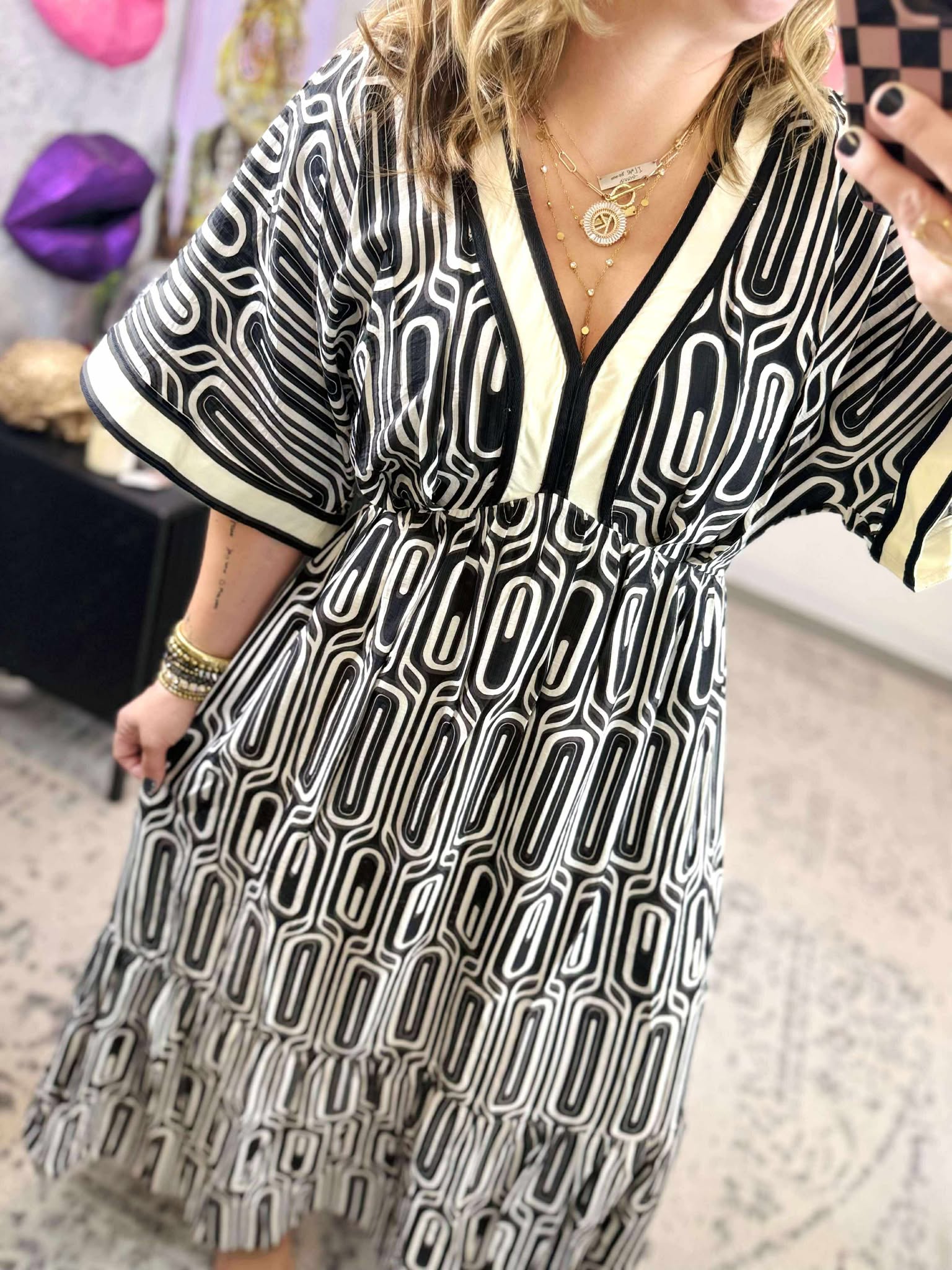 Dreamscape Maxi Dress in Black {S-2X} - KaraMarie