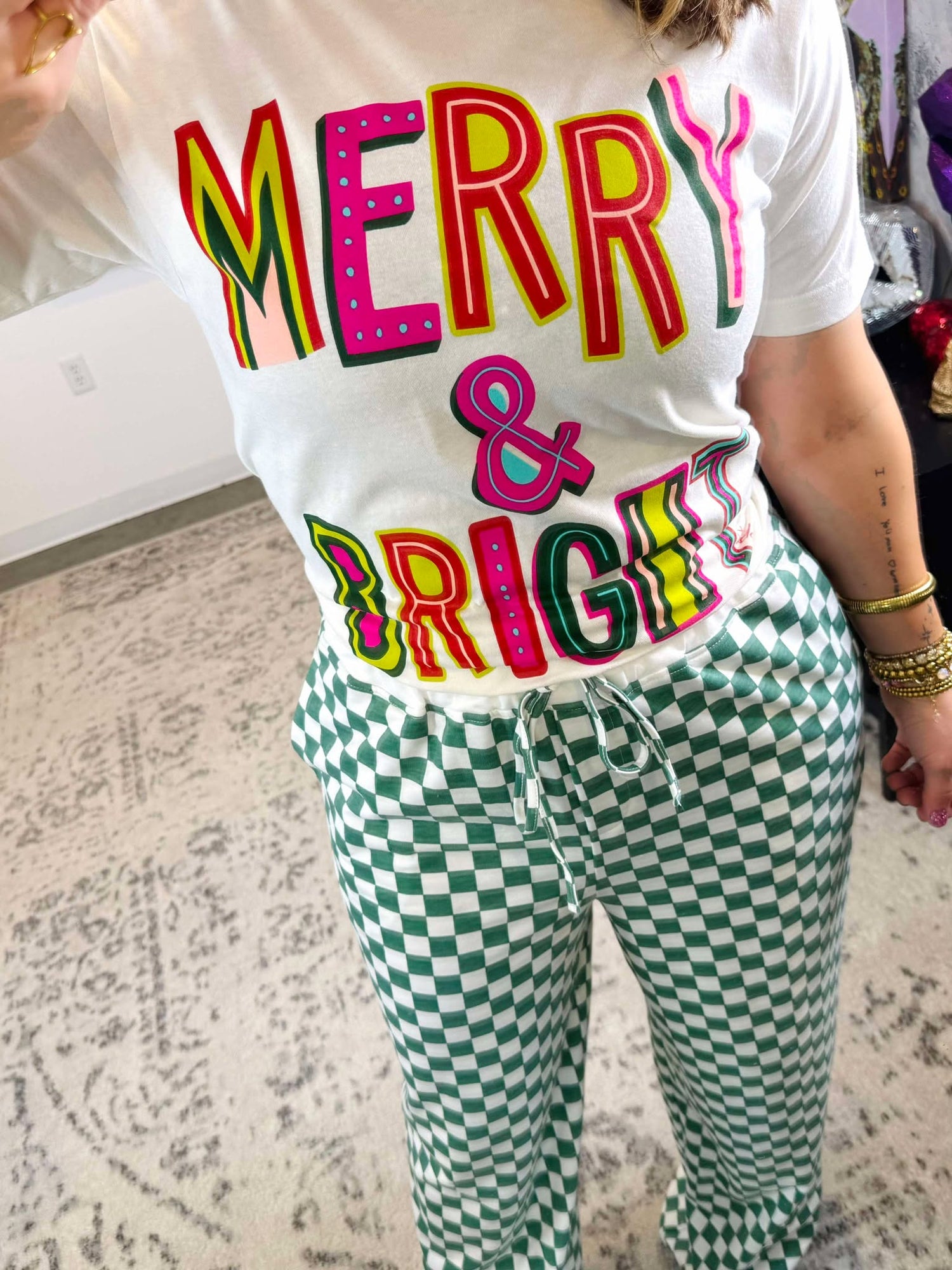 Colorful Merry & Bright Graphic Tee {S-3X}