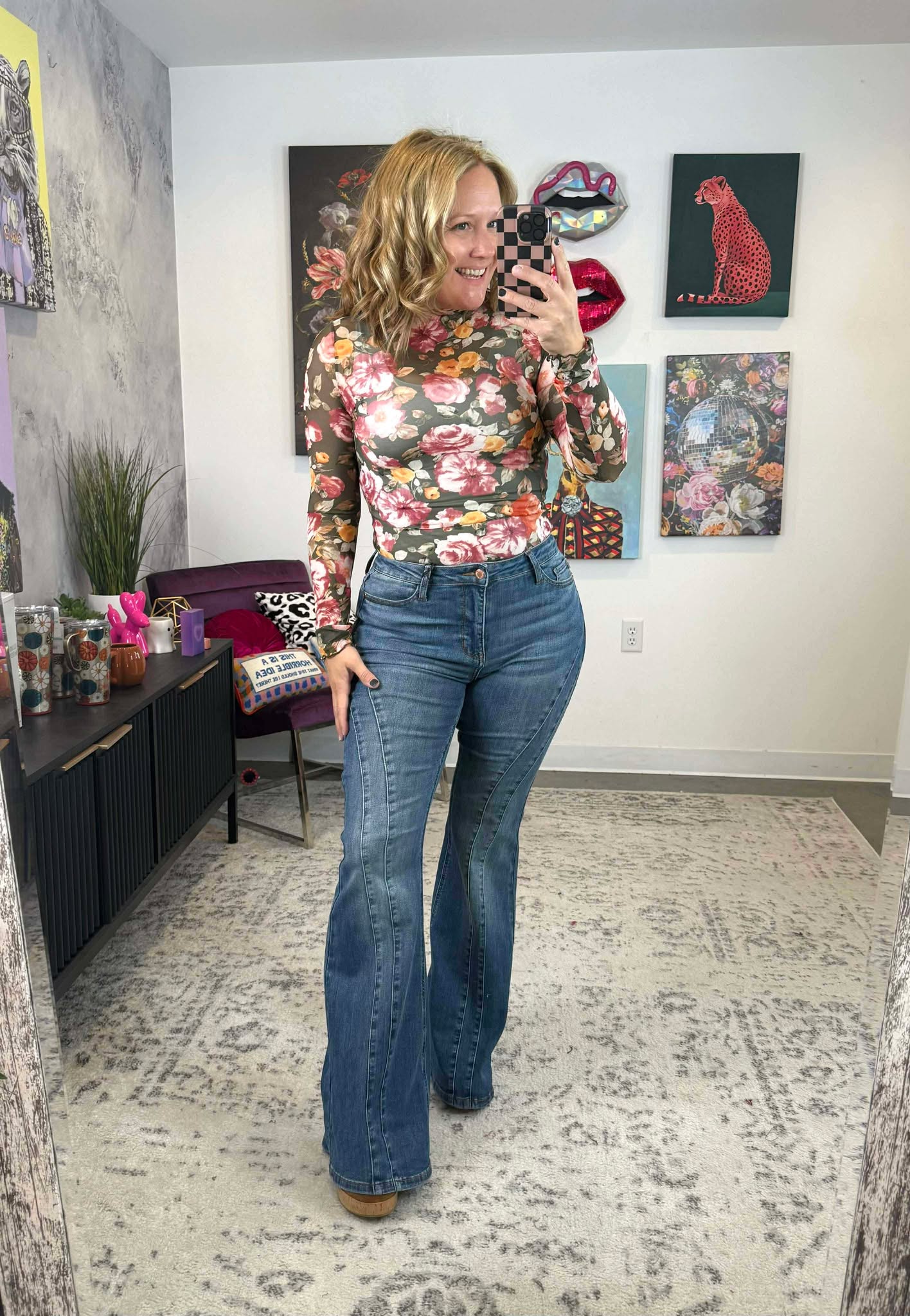 Judy Blue Twin Stitch Flare Jeans {1-22W}