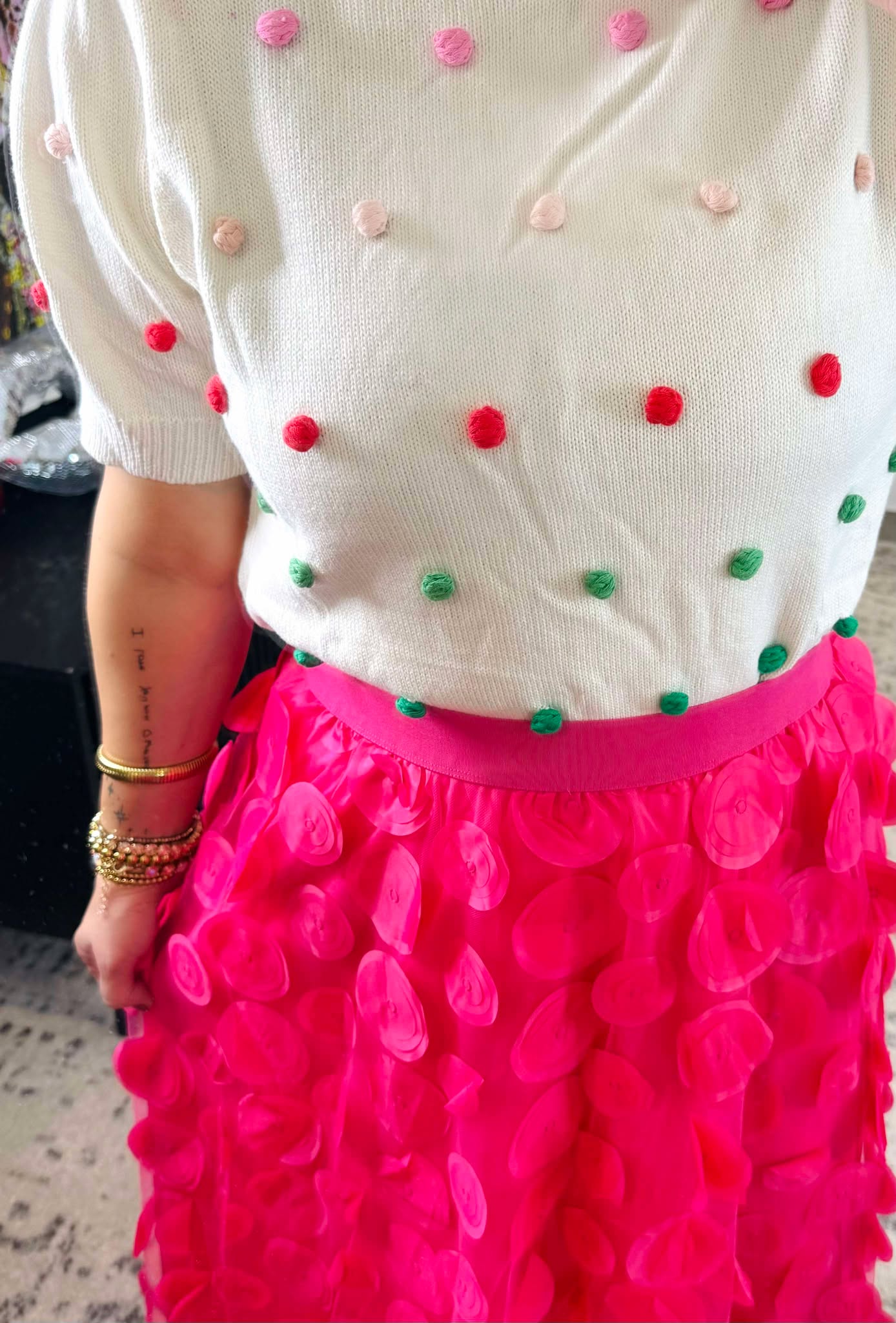 Pom Party Sweater Top {S-L}