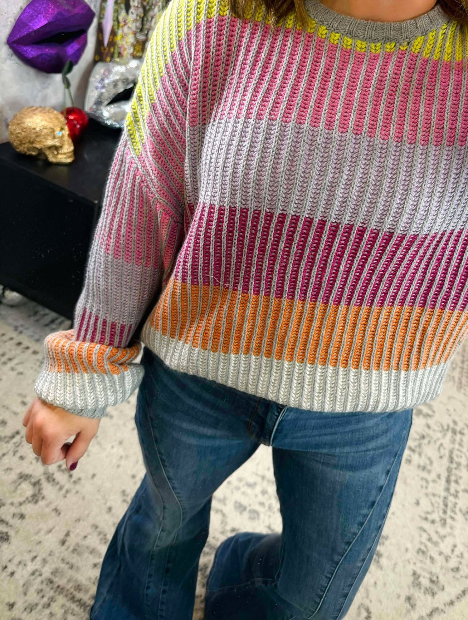 Palette Play Sweater in Magenta {S-L}