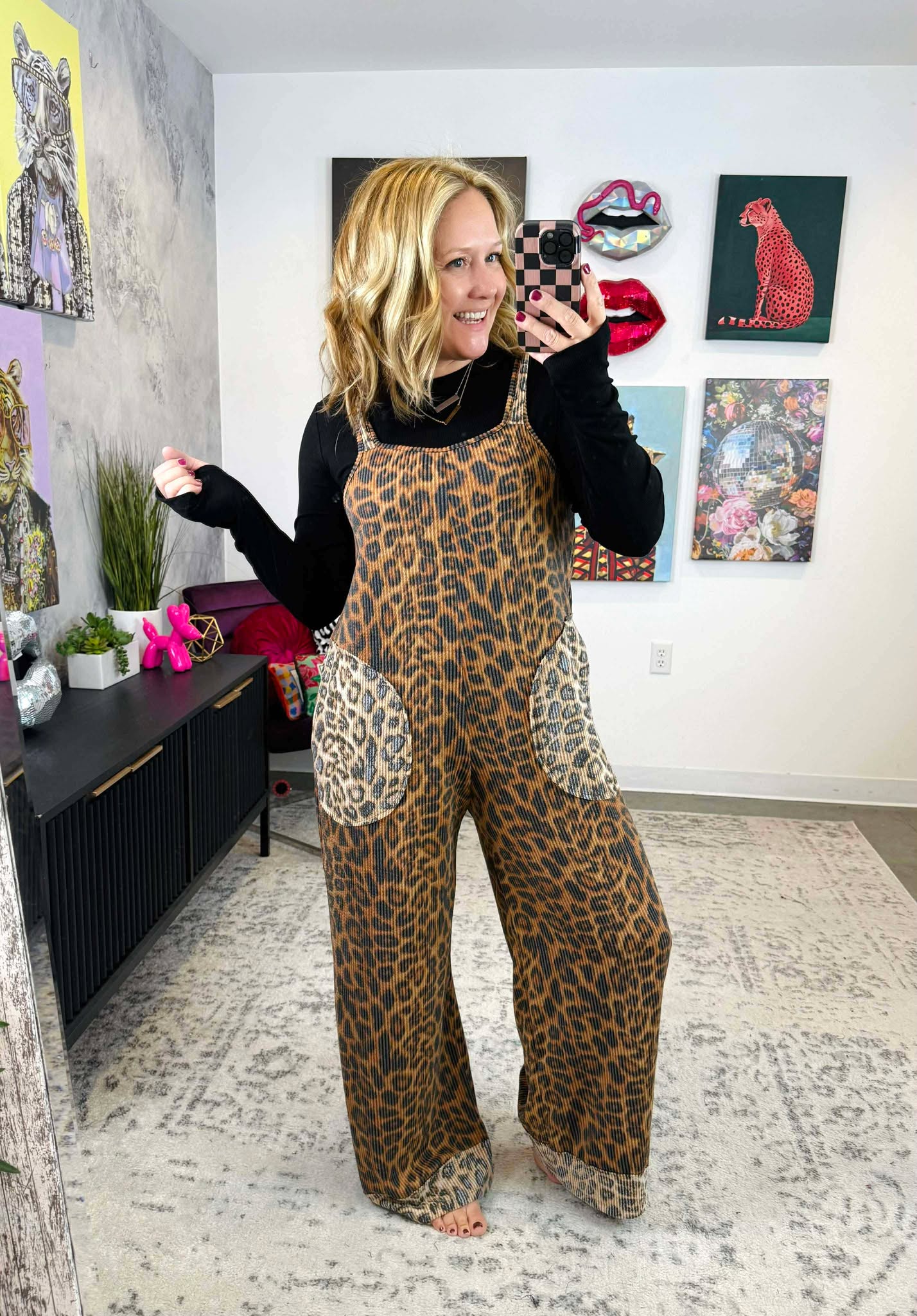 Blakeley Ricki Cheetah Romper {XS-3X}