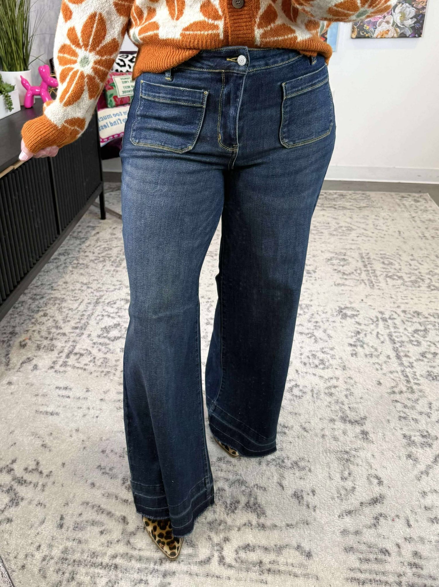 Judy Blue Palazzo Stride Jeans {1-22W}