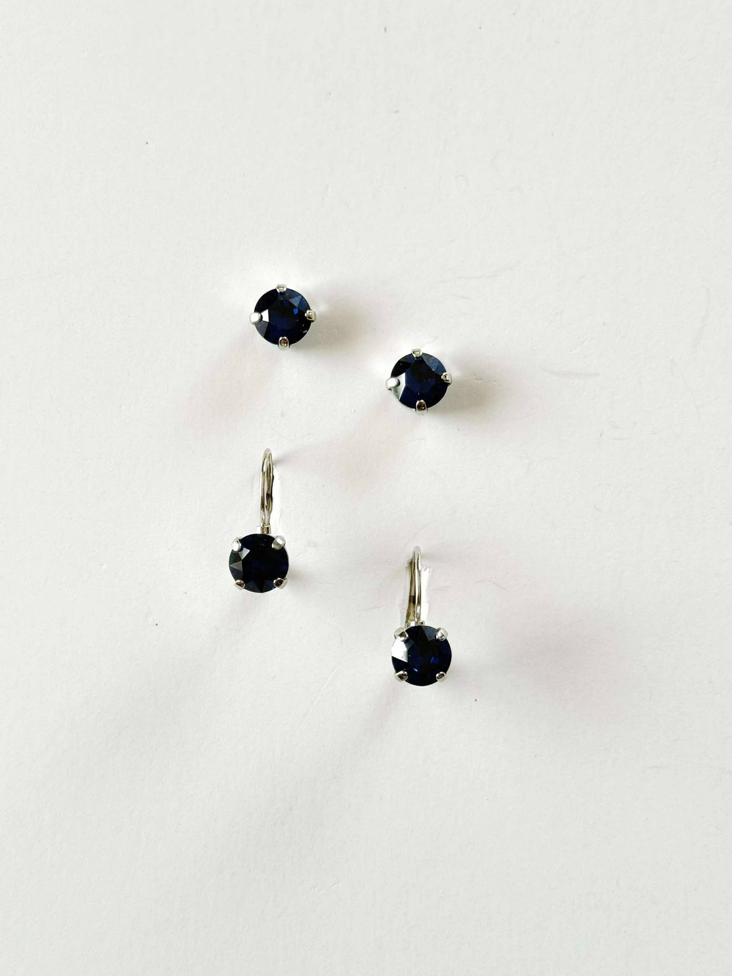 8mm Drop OR Post in Dark Sapphire