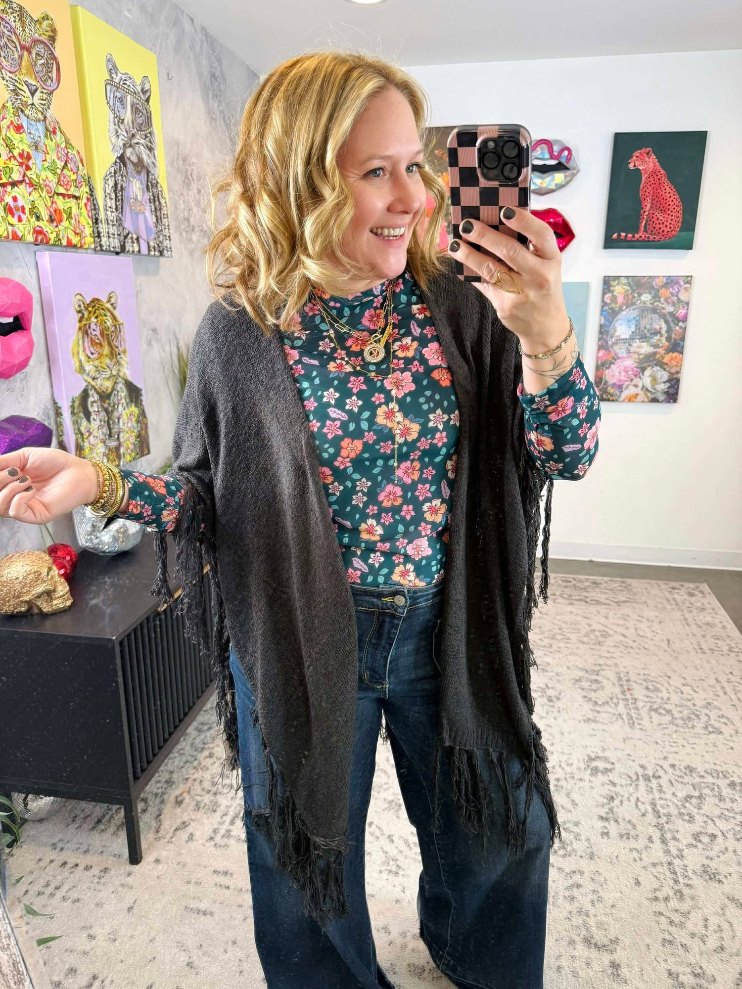 DEAL!!! Happier Now Ruana {One Size}