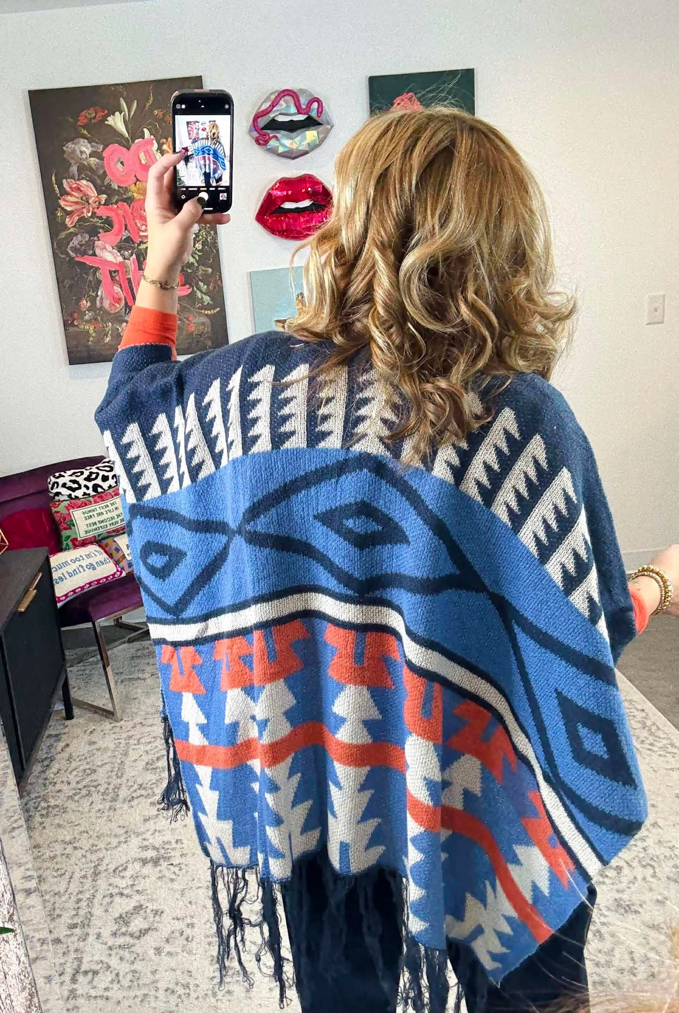 Echo Fringe Shawl {SM-ML}