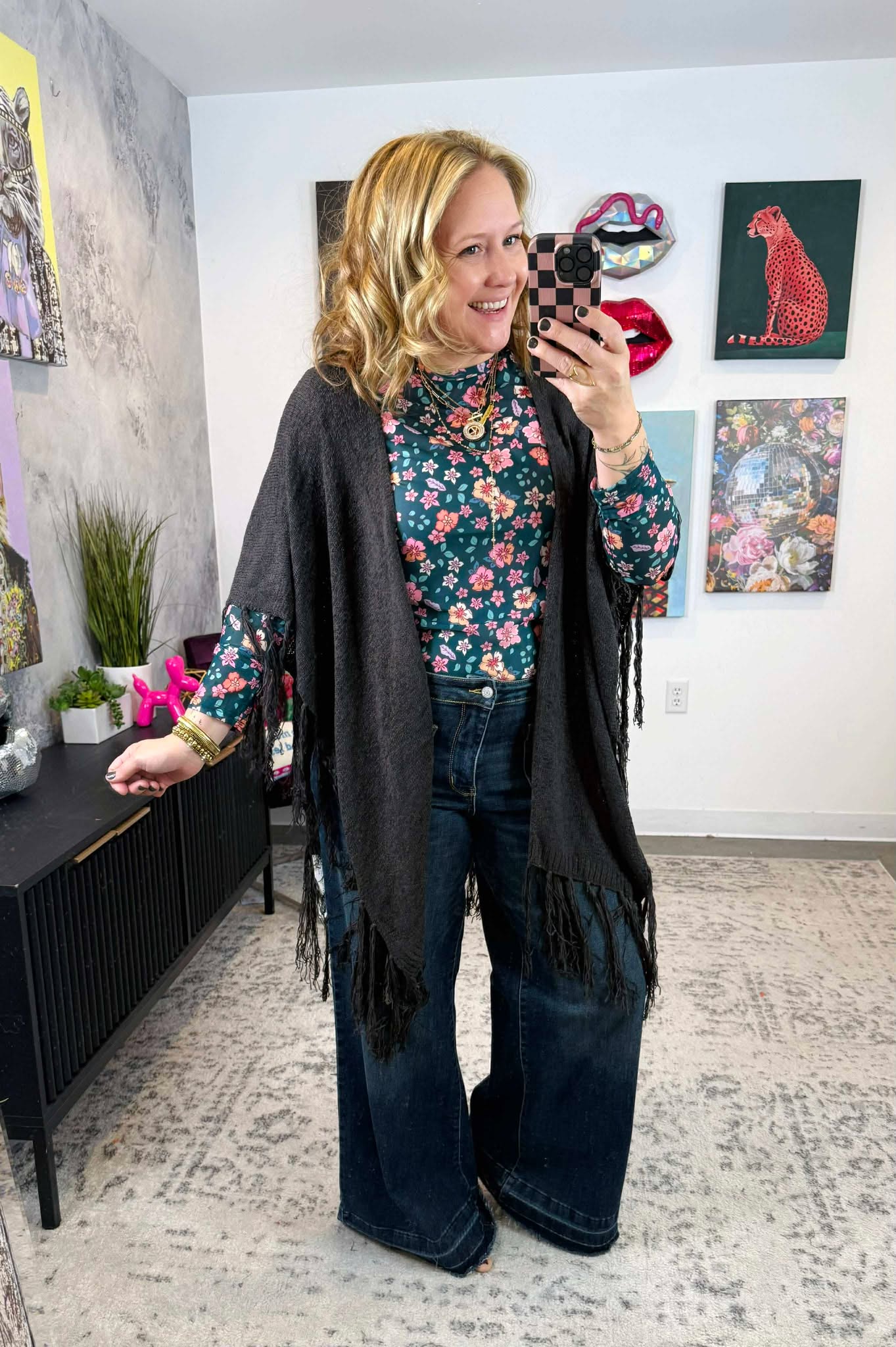 DEAL!!! Happier Now Ruana {One Size}