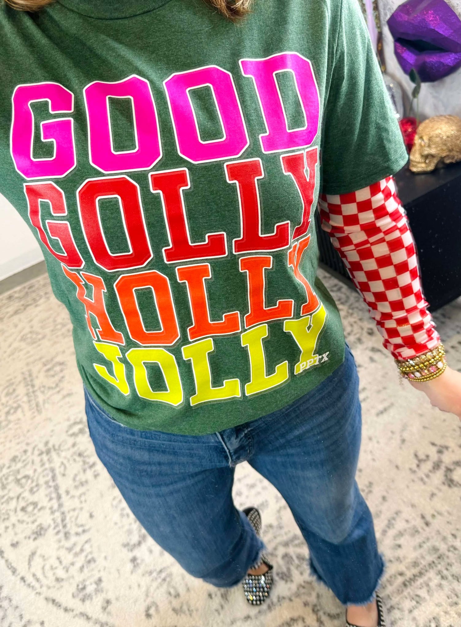 Good Golly Holly Jolly Graphic Tee {S-3X}