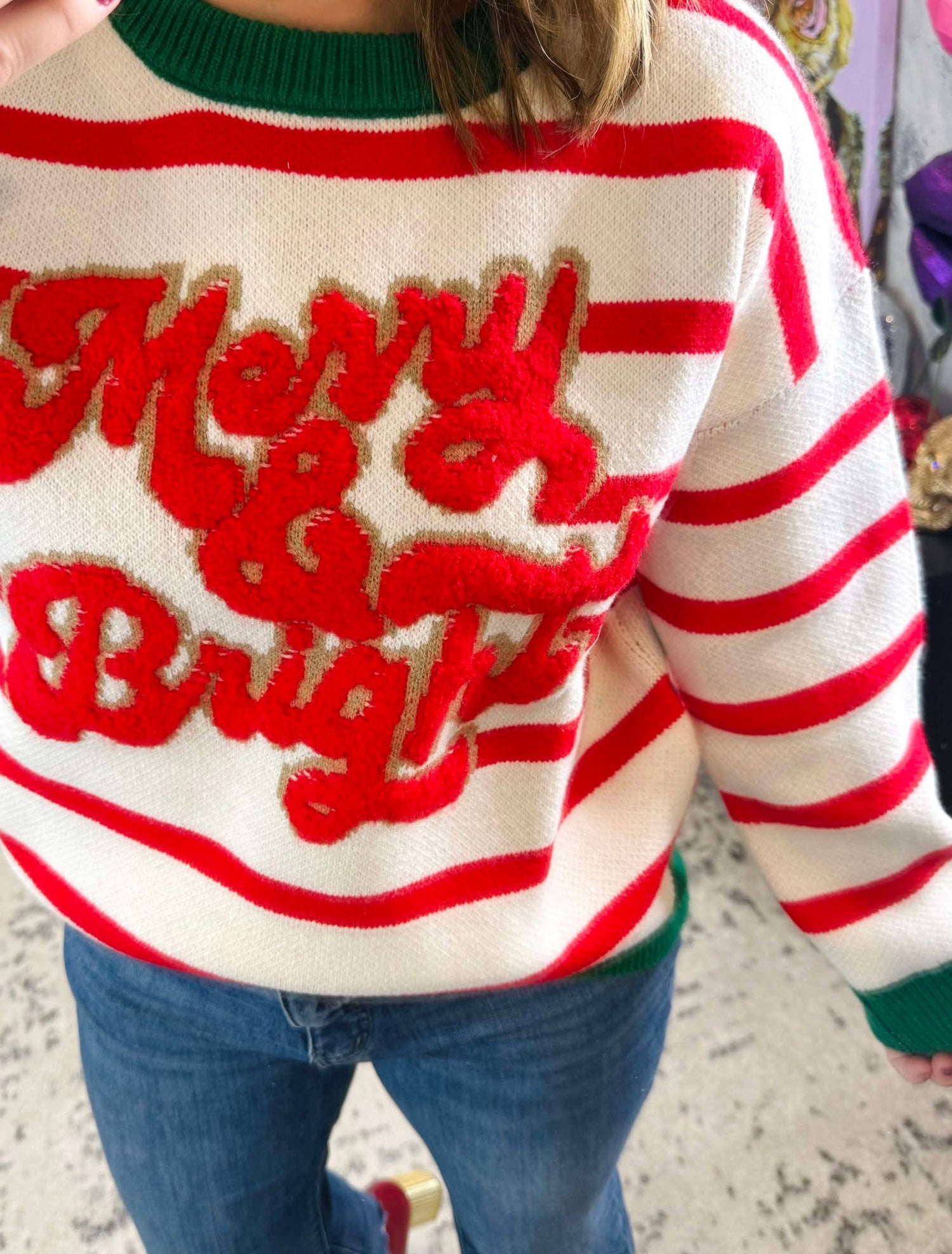 Striped in Spirit Sweater {S-3X}