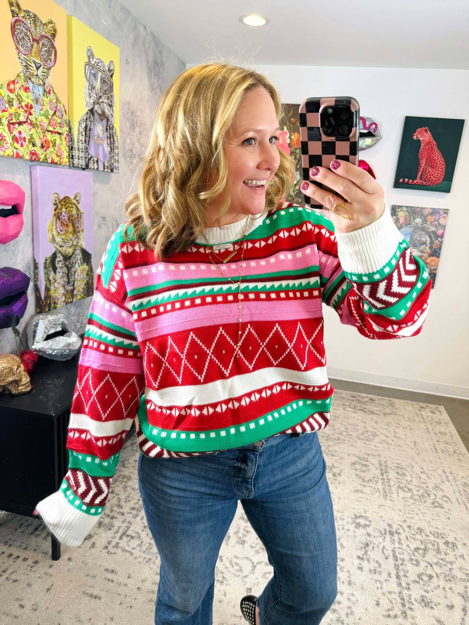 Alpine Charm Sweater {S-XL}