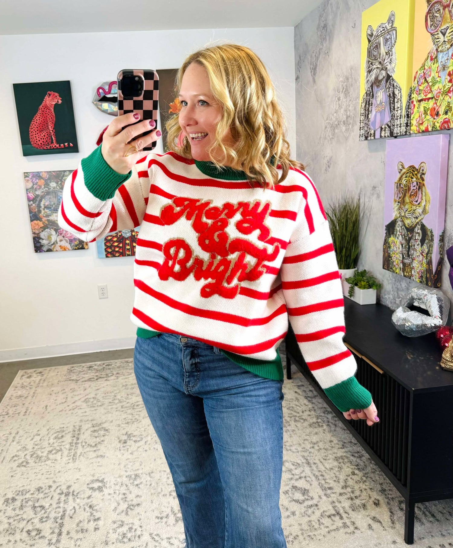 Striped in Spirit Sweater {S-3X}