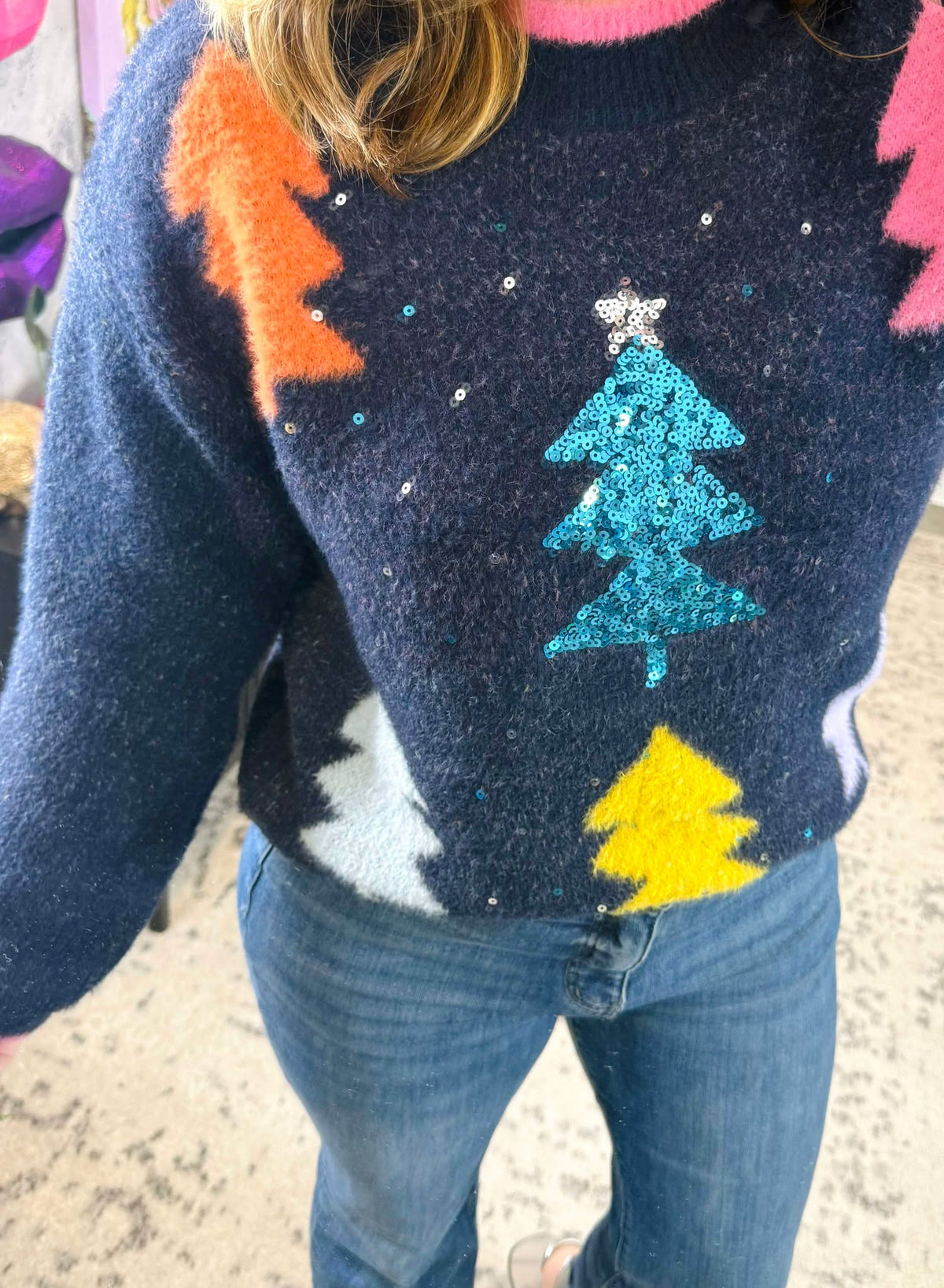 Festive Fir Sweater {S-L} - KaraMarie