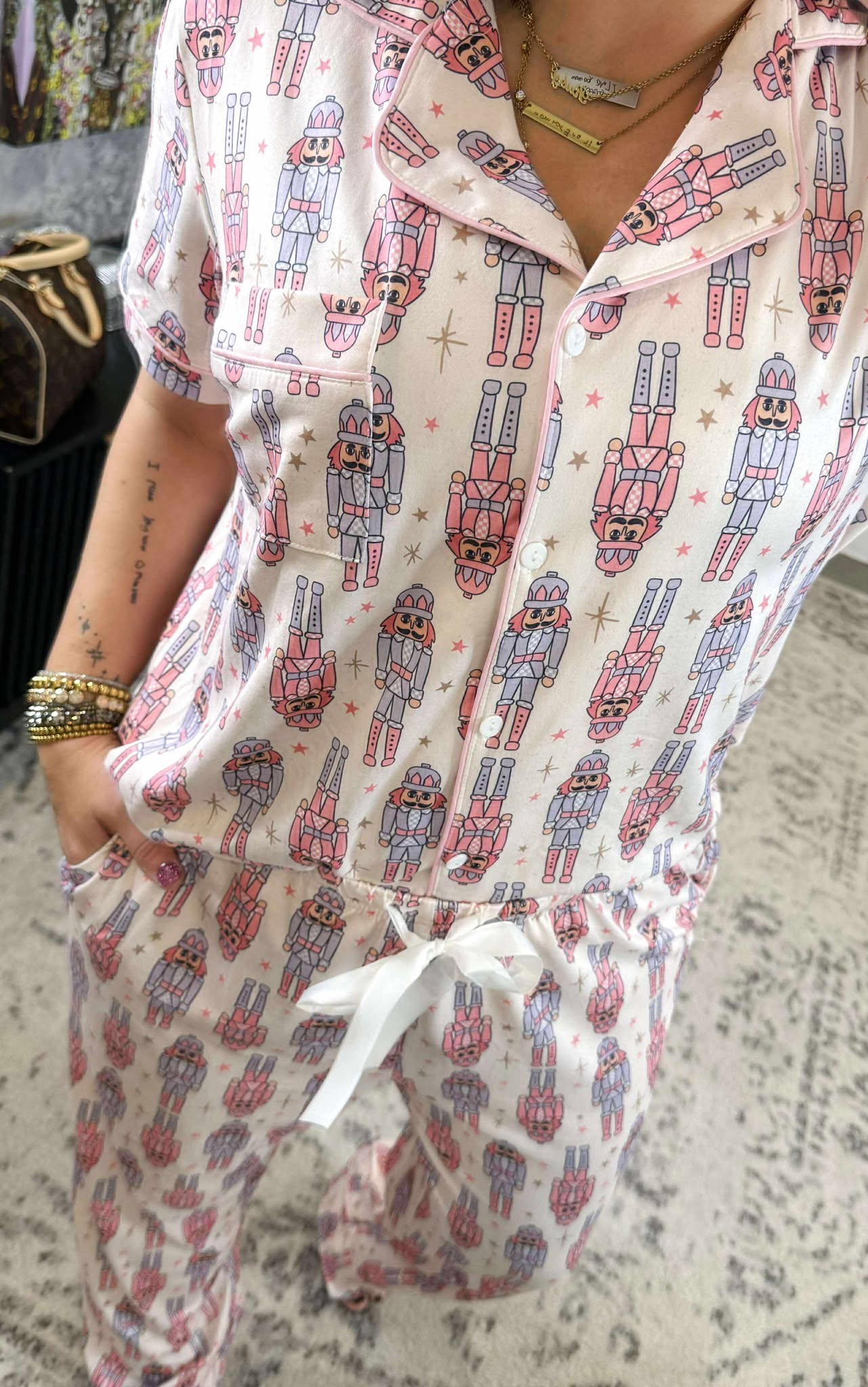 Pajama Set - Button Down - Nutcracker {XS-2X}