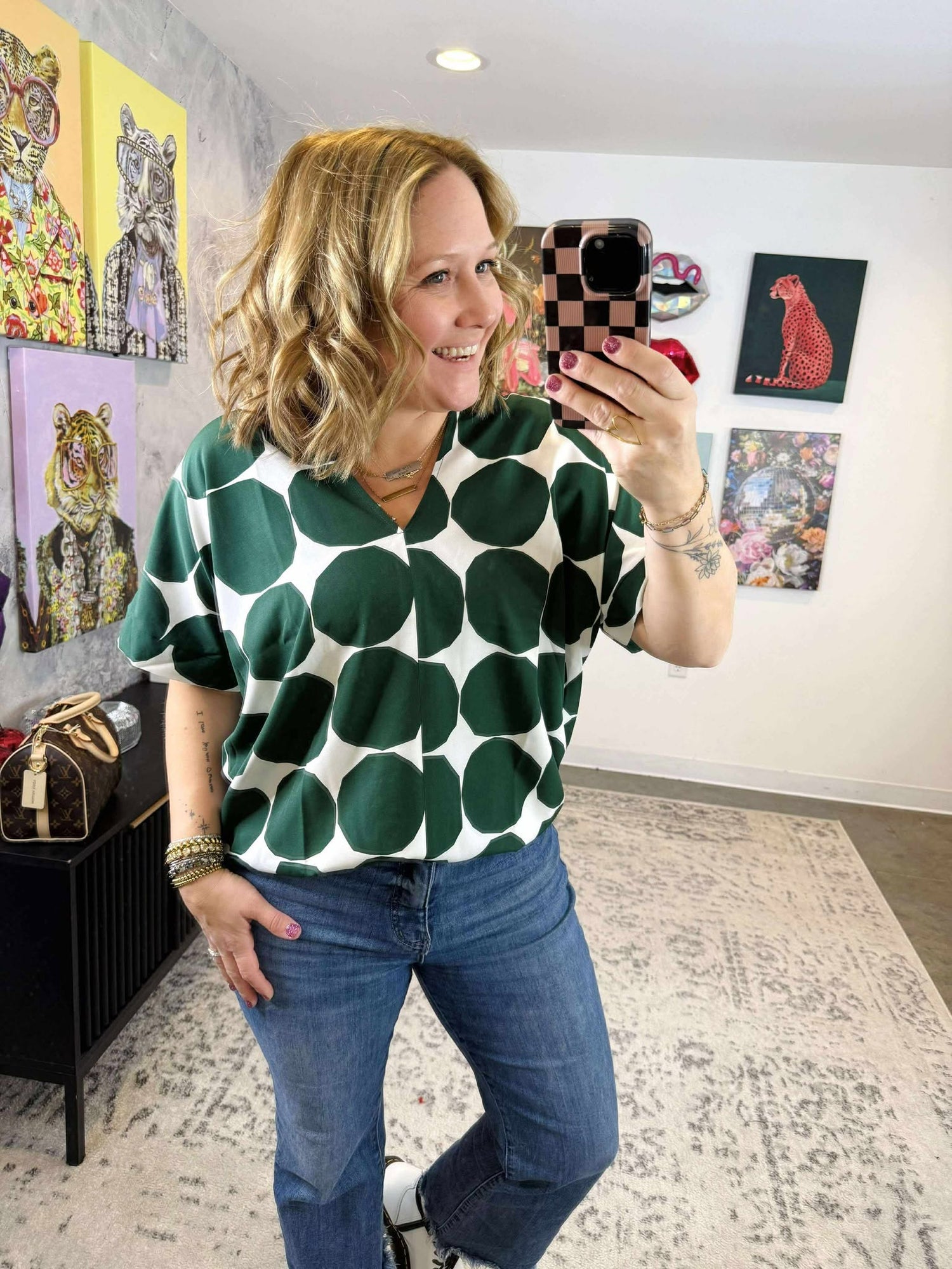 Spotlight V-Neck Blouse {S-L}