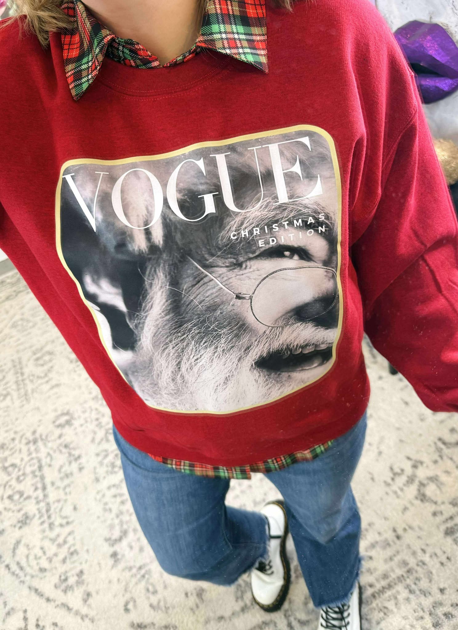 Vogue Santa Sweatshirt {S-3X}