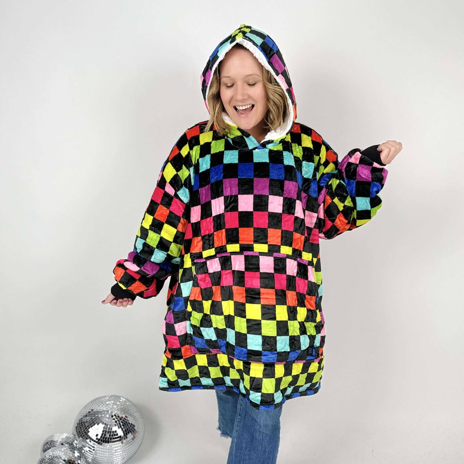 PINK DOORBUSTER! KMB Custom HEATED Blanket Hoodies!! ADULT SIZE {Multiple Prints!}