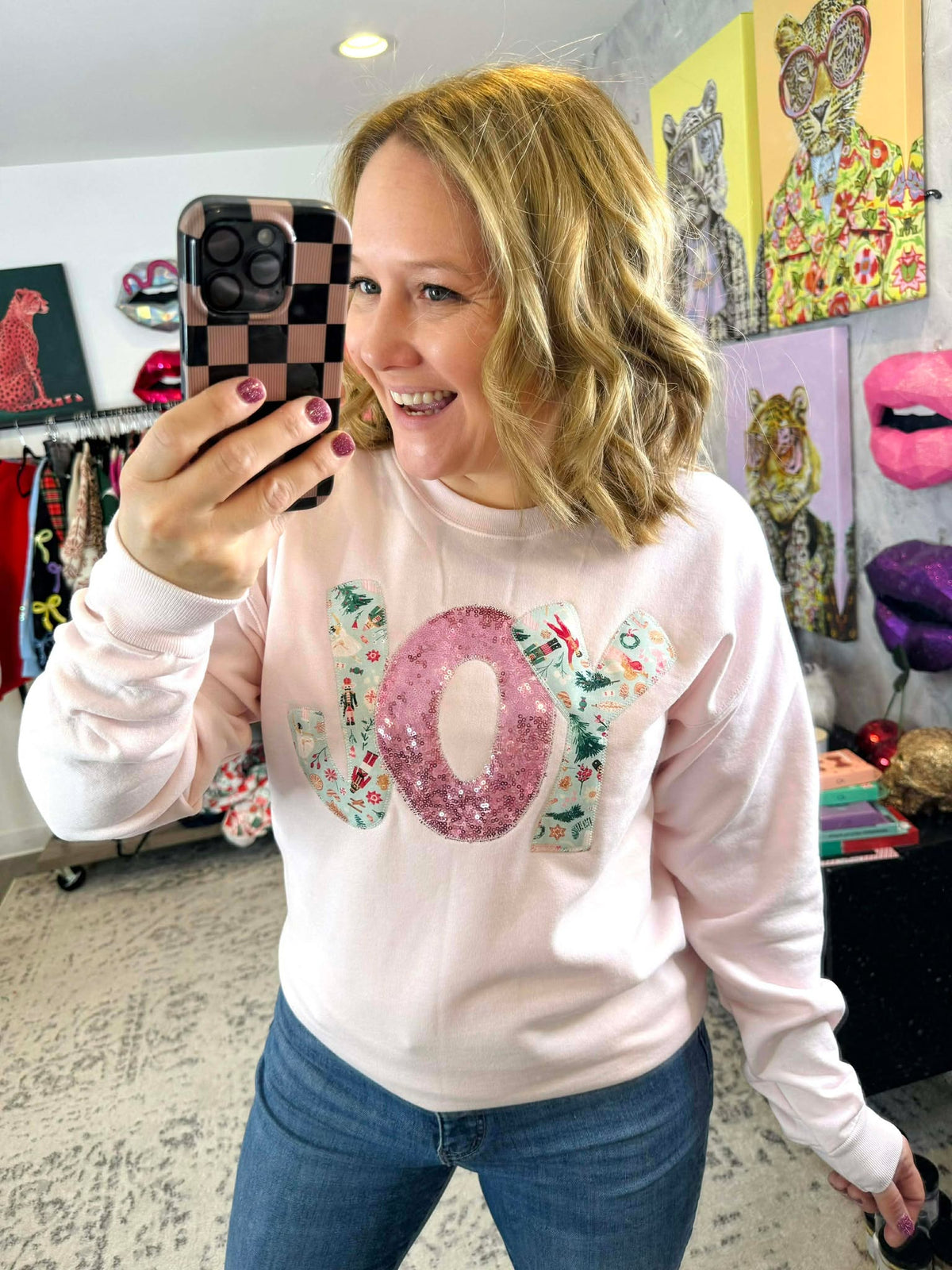 JOY Sweatshirt {S-3X} - KaraMarie