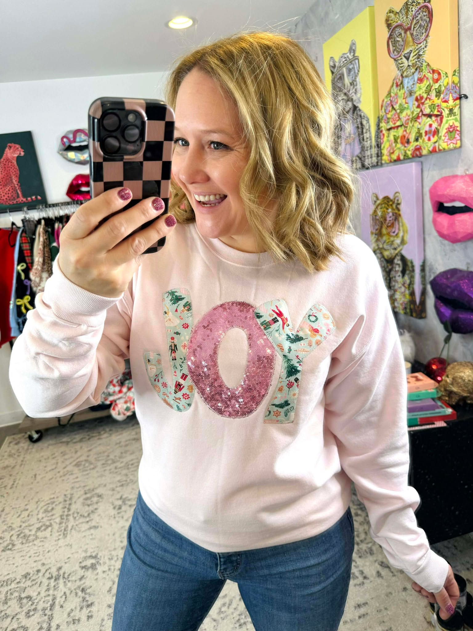 JOY Sweatshirt {S-3X} - KaraMarie