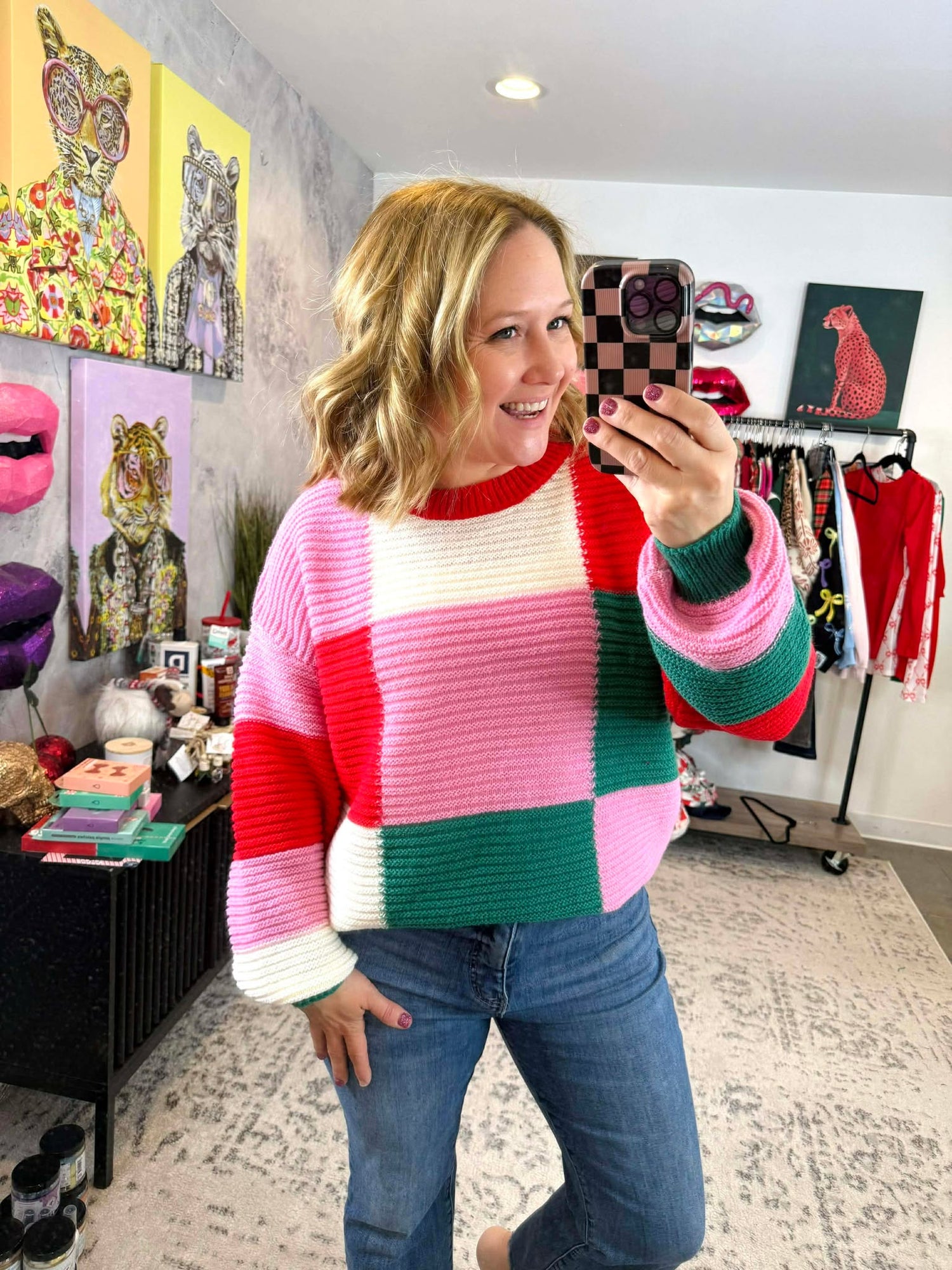 Winter Mosaic Sweater {SM-1X2X}