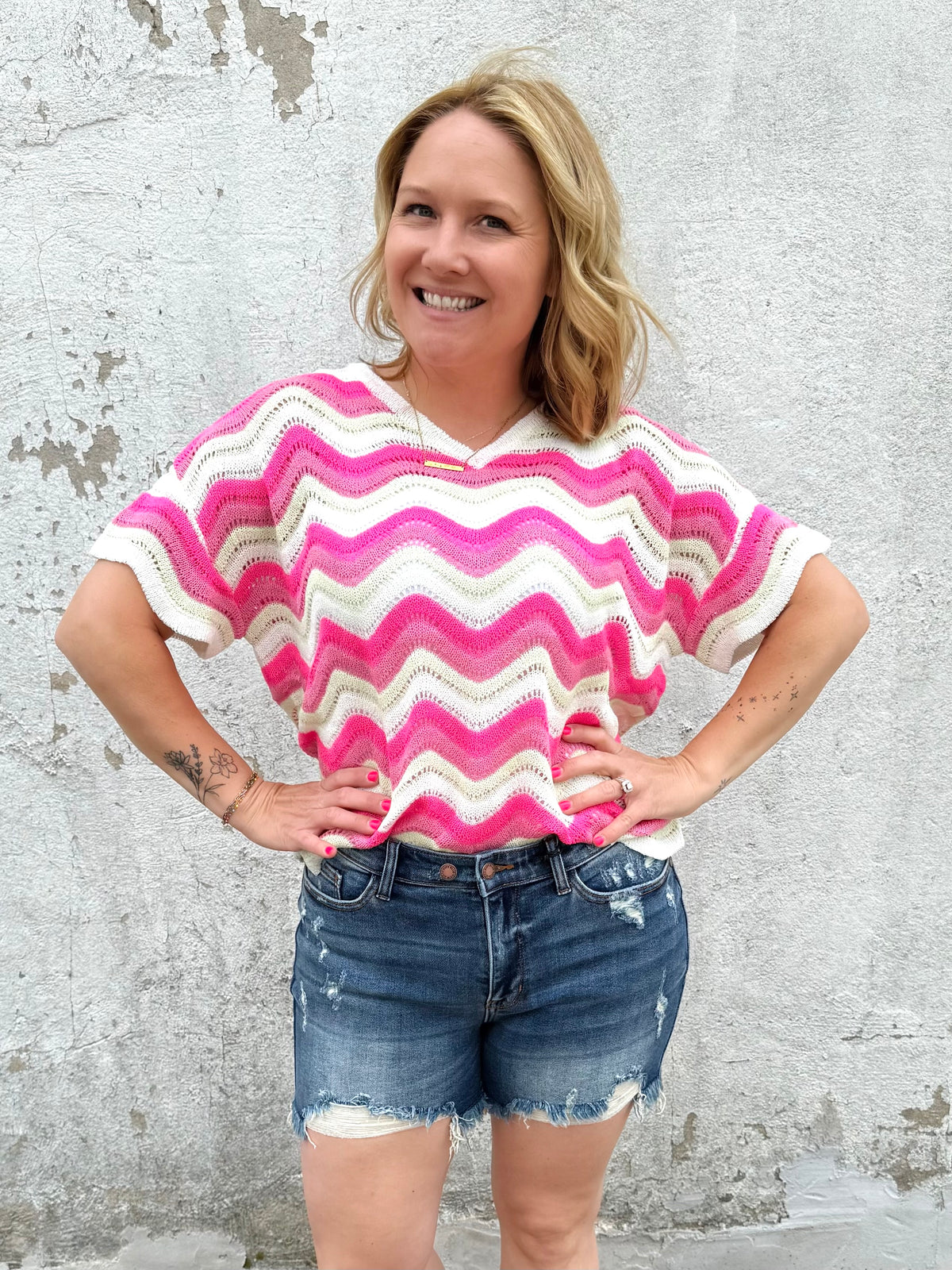 Soft Ripple Sweater Top {S-XL} - KaraMarie