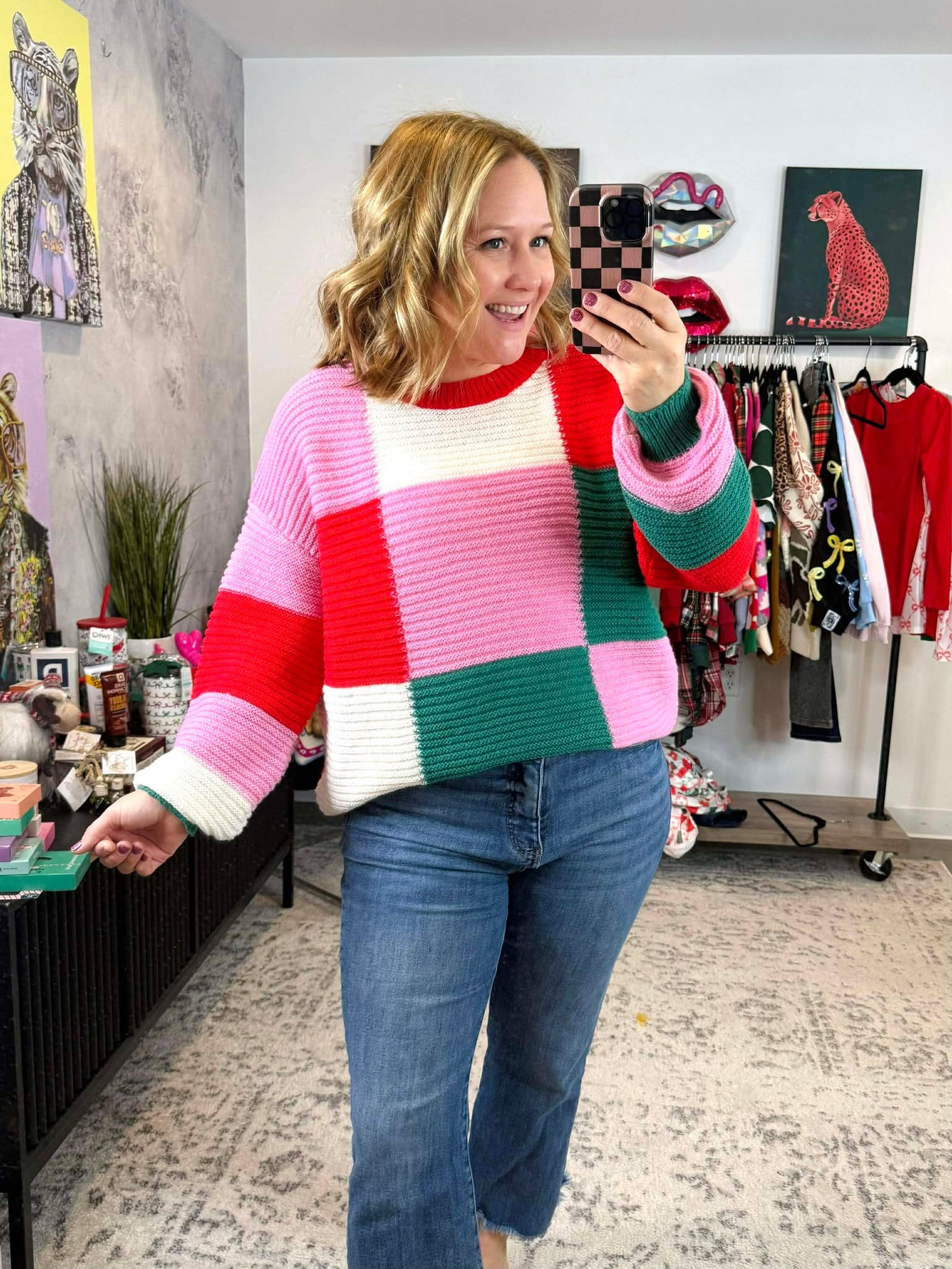 Winter Mosaic Sweater {SM-1X2X}