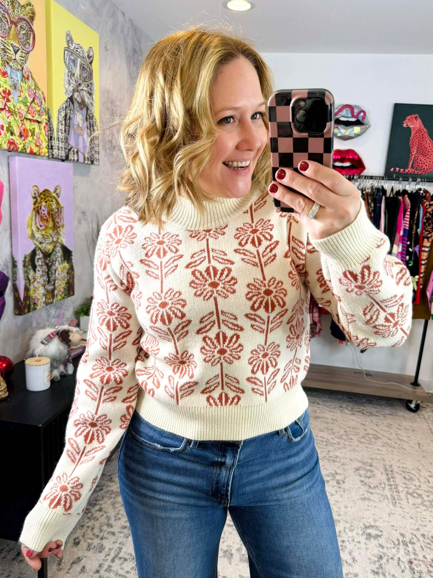 Pressed Bloom Sweater {S-L}