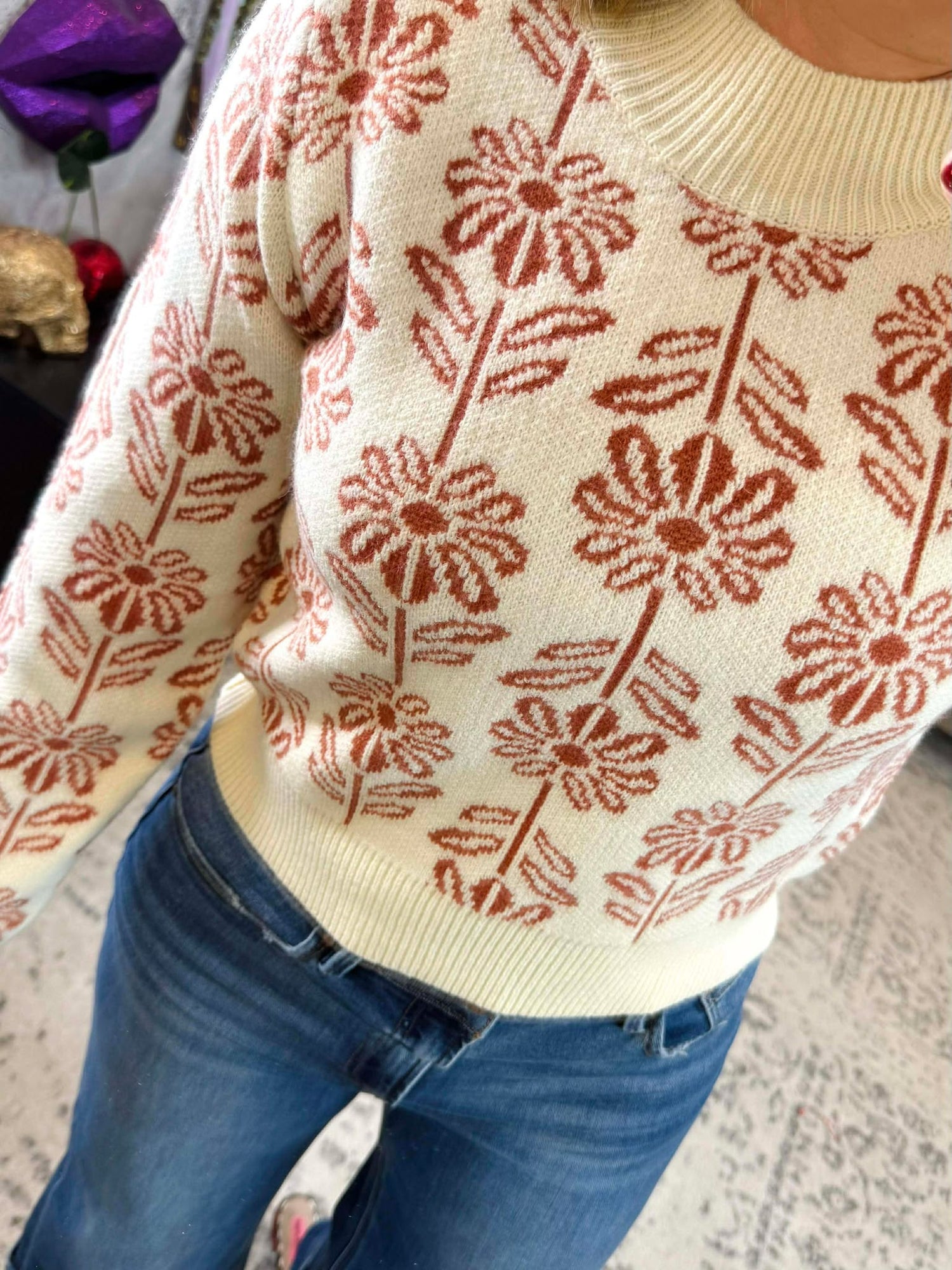 Pressed Bloom Sweater {S-L}