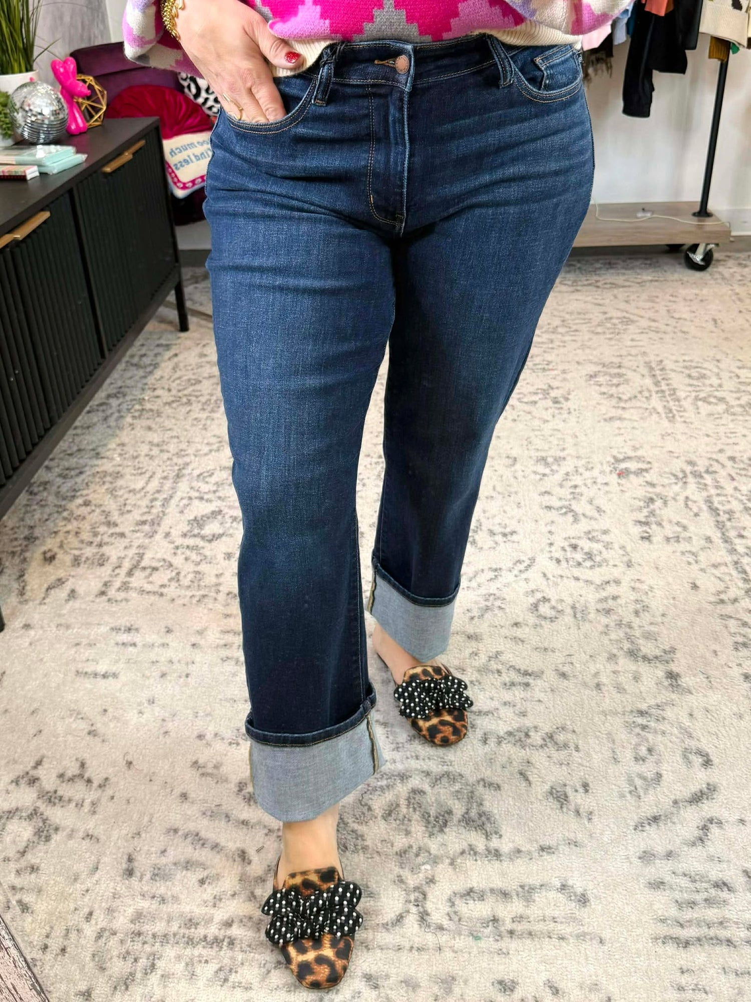 Judy Blue Timeless Edge Straight Jeans {0-24W}