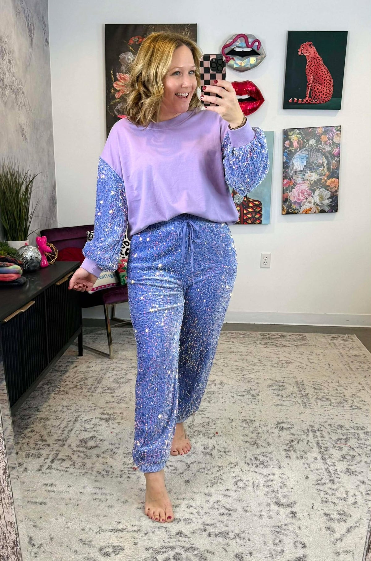 A Touch Of Sparkle Top {S-3X} - KaraMarie