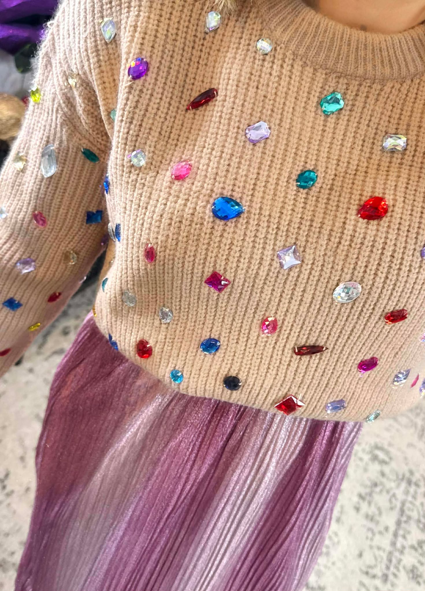 Luminous Gems Sweater {SM-2X3X}