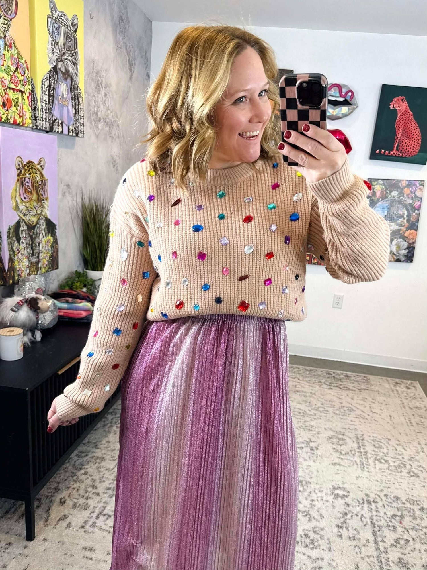 Luminous Gems Sweater {SM-2X3X}