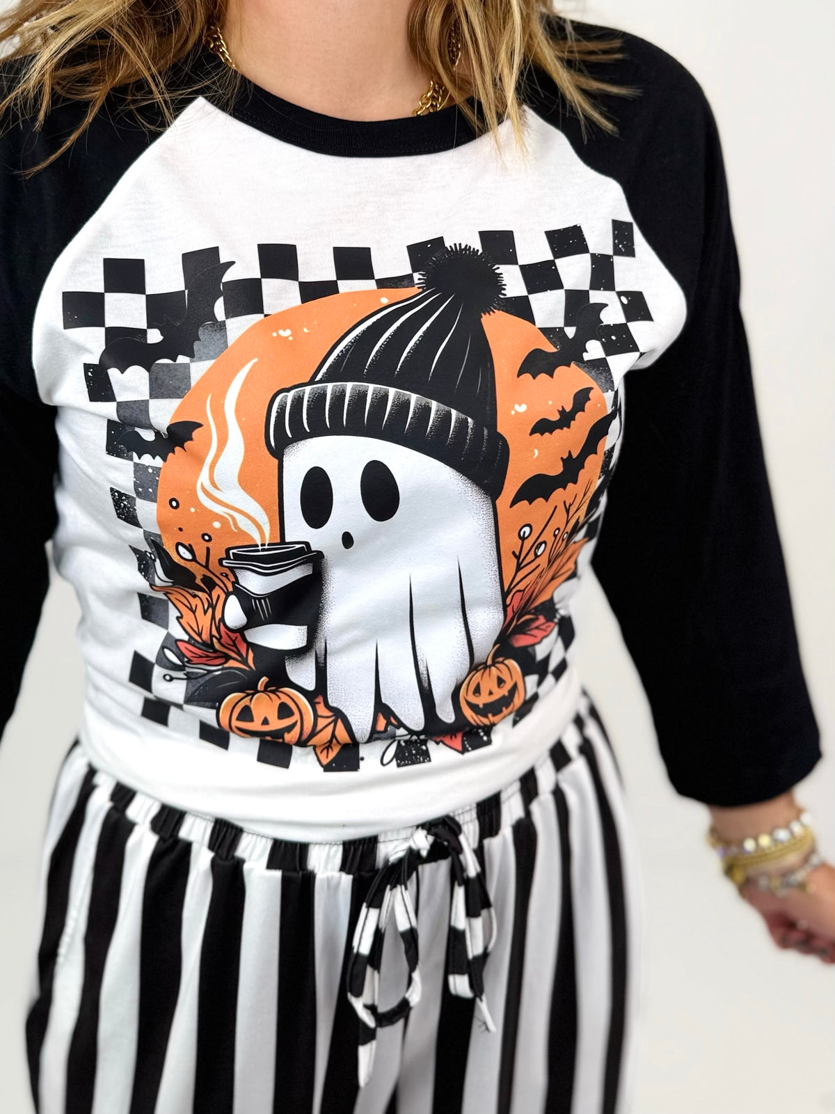 Hipster Ghost Graphic Tee {Custom Order!}