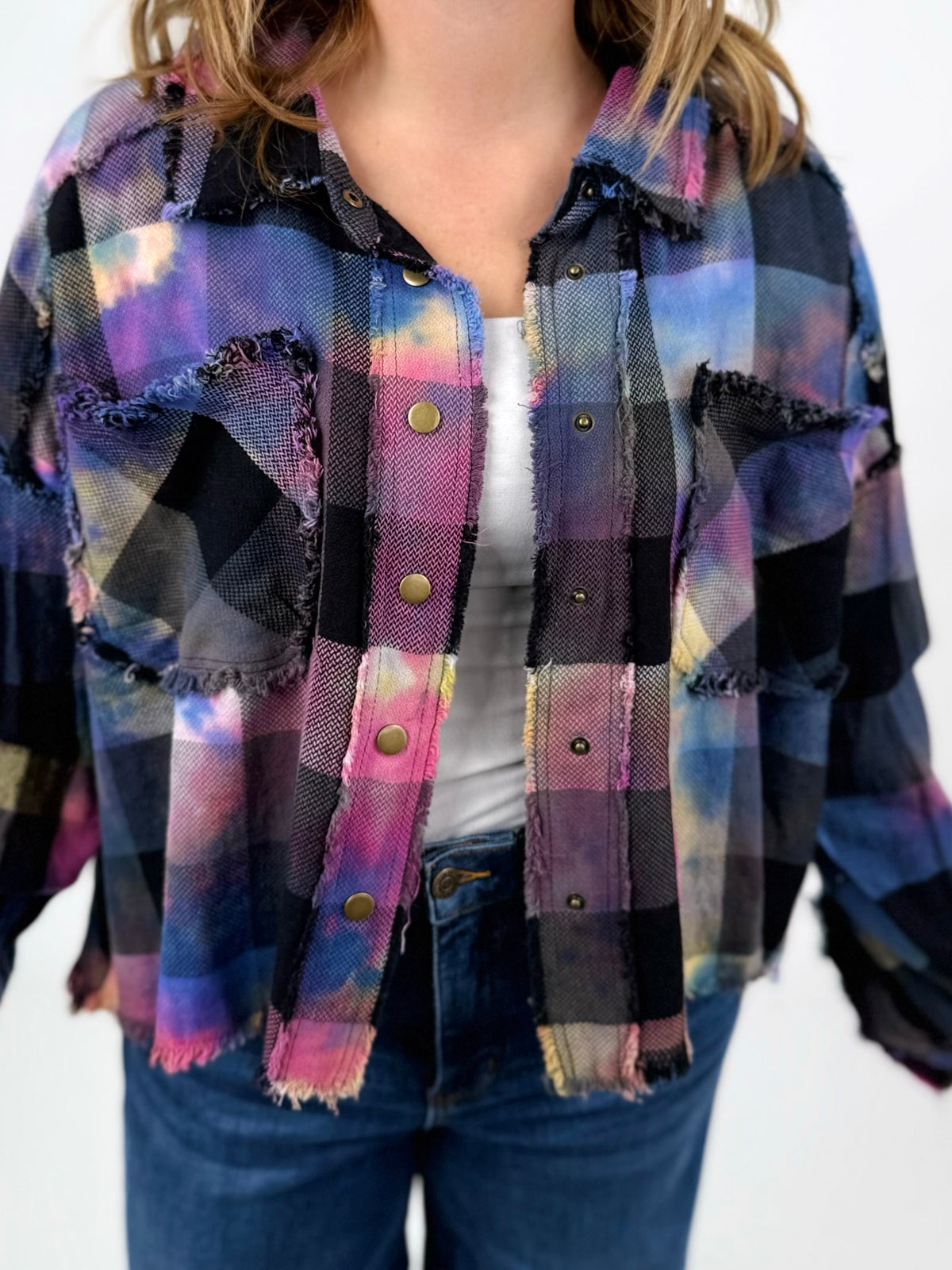 Checkmate Colors Shacket {S-L} - KaraMarie