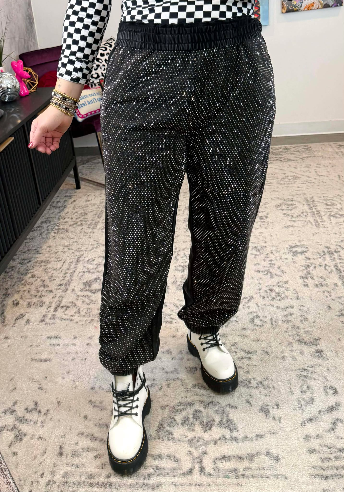 Sparkle Stride Joggers {S-3X}