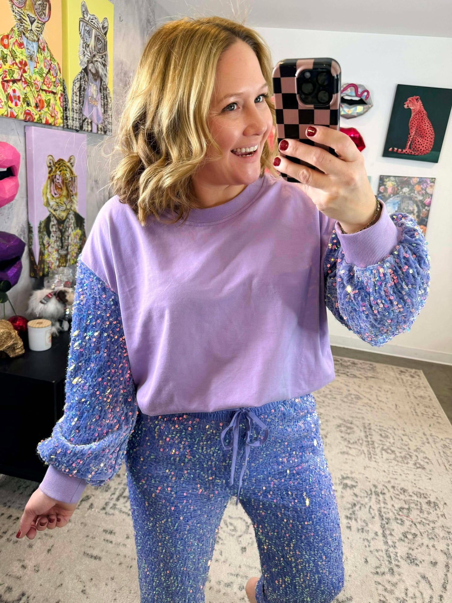 A Touch Of Sparkle Top {S-3X}