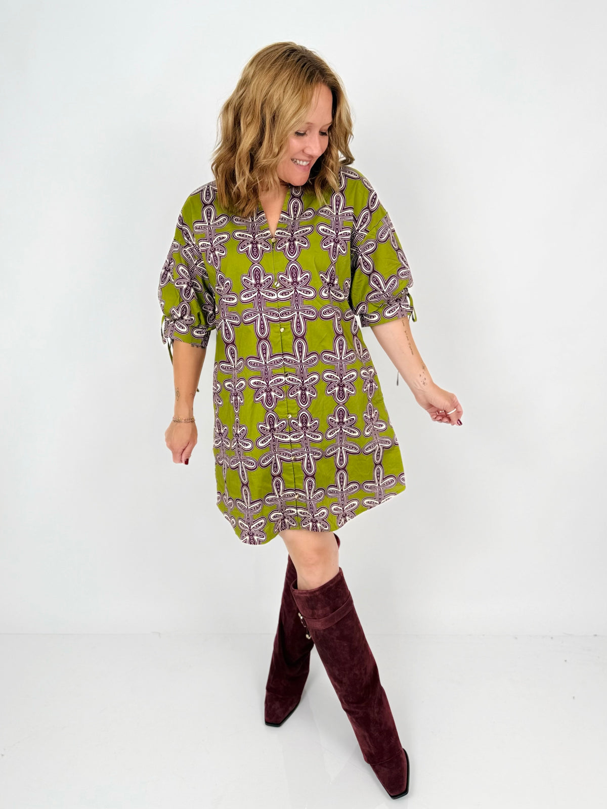 Martini Olive Mini Dress {S-L}