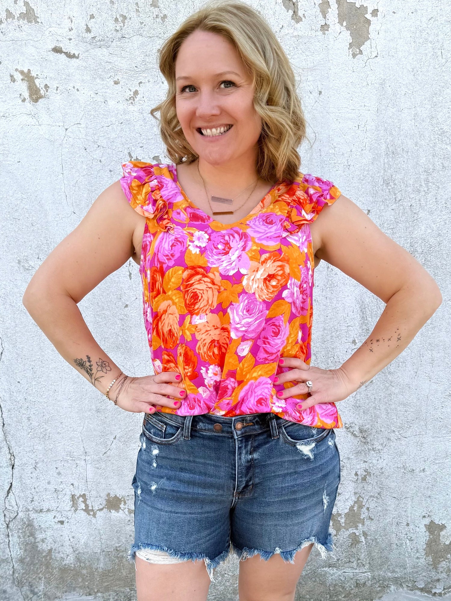 Flutter Away Top {S-3X}