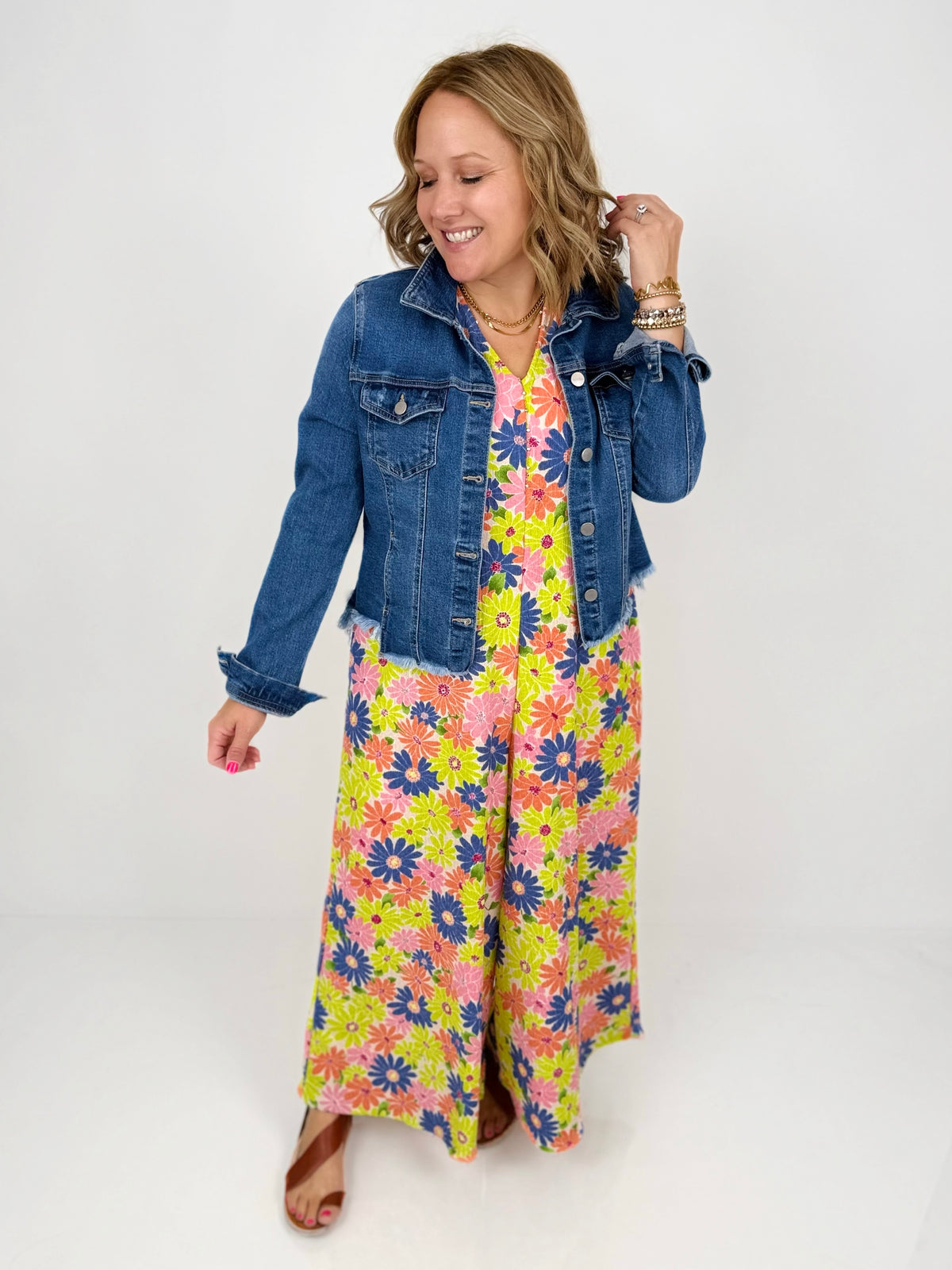Cut Loose Denim Jacket {Size S-3X} - KaraMarie