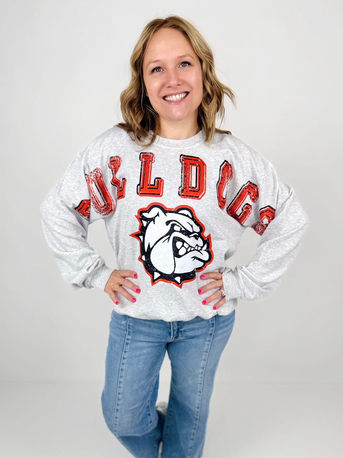 BULLDOGS Game Day Graffiti Sweatshirt {S-3X}