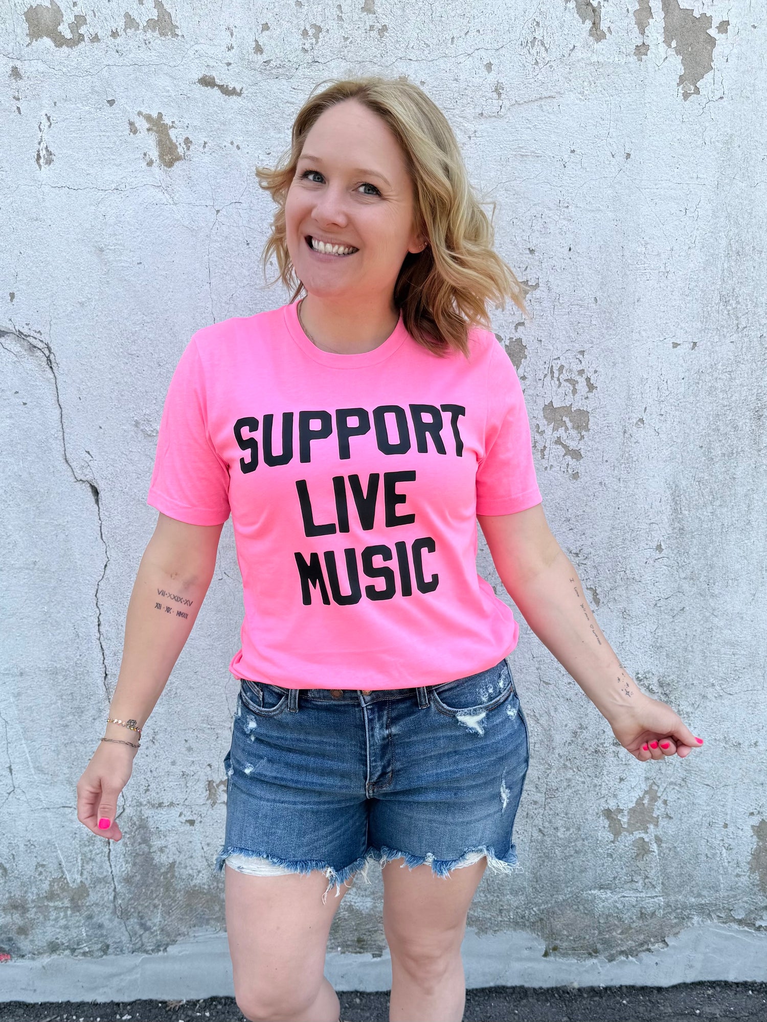 Support Live Music Graphic Tee {Custom Order!}