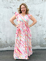 Slanted Symphony Dress in Pink {S-L} - KaraMarie